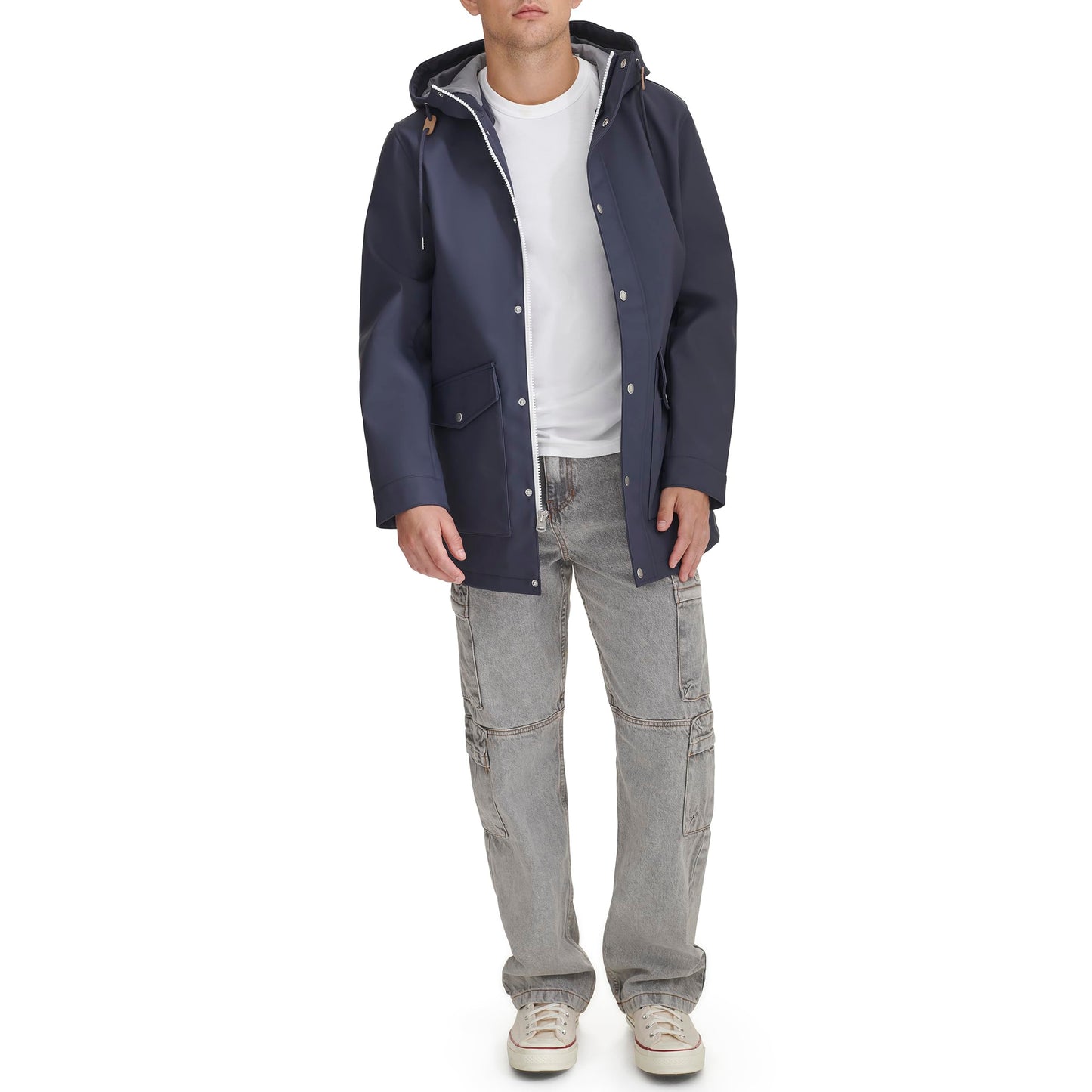 Levi's Men's Rubberized Rain Parka Jacket