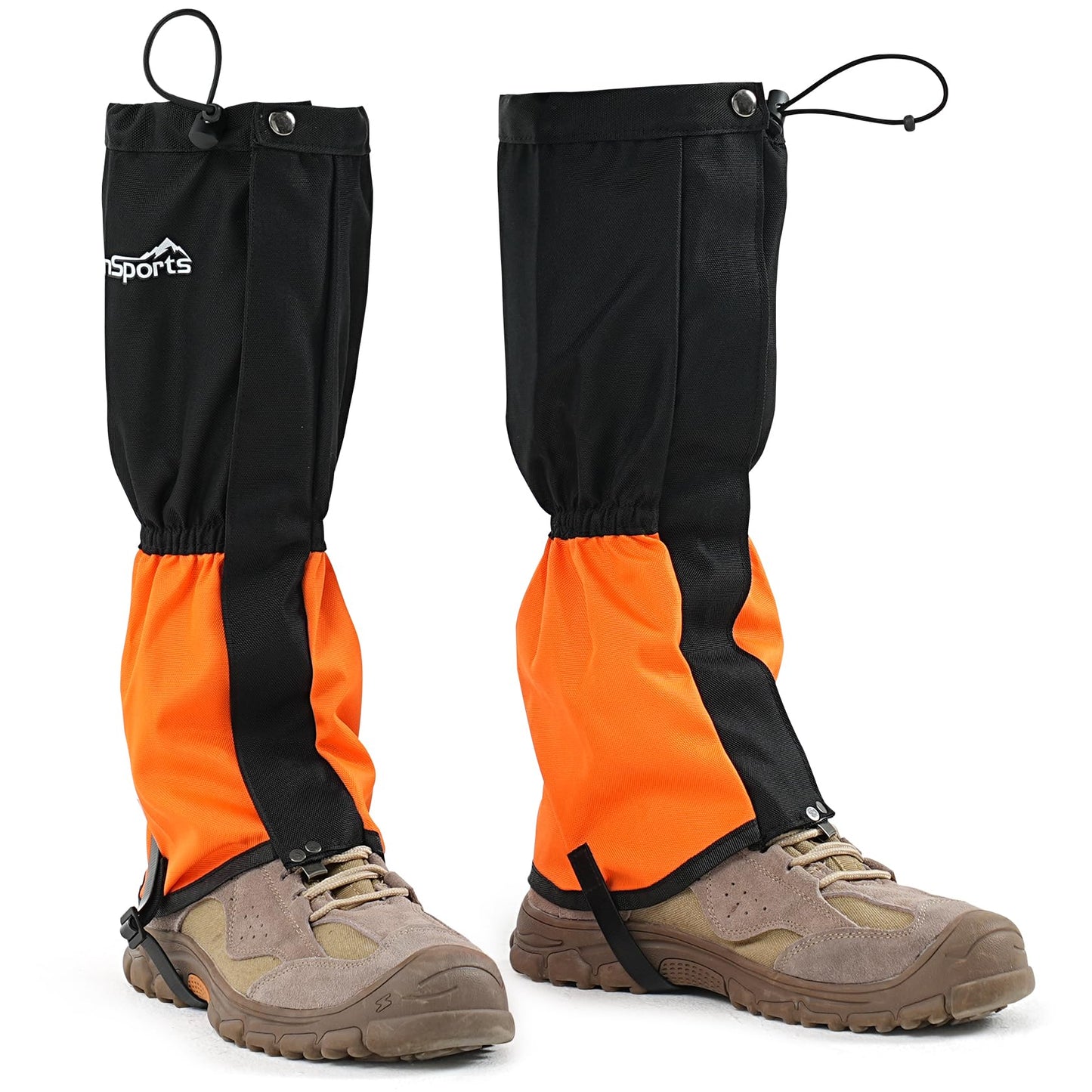 Waterproof Adjustable Leg Gaiters for Men and Women Snow Boot Gaiters for Hiking in Hunting Sand and Mud Mountain Climbing or Snowshoeing