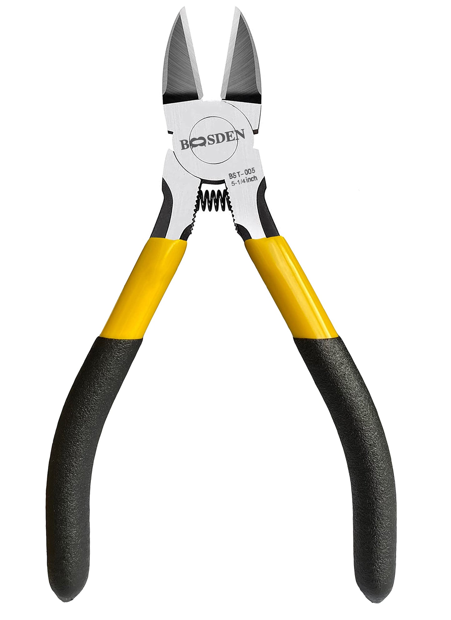 Wire Cutters 10 Pack, 6.5 inch, BOOSDEN Flush Cutters, Spring Loaded Cutting Pliers, Side Cutters, Dykes Cutter, Wire Clippers, Plastic Cutter, Wire Cutters for Jewelry, Floral, Electrical