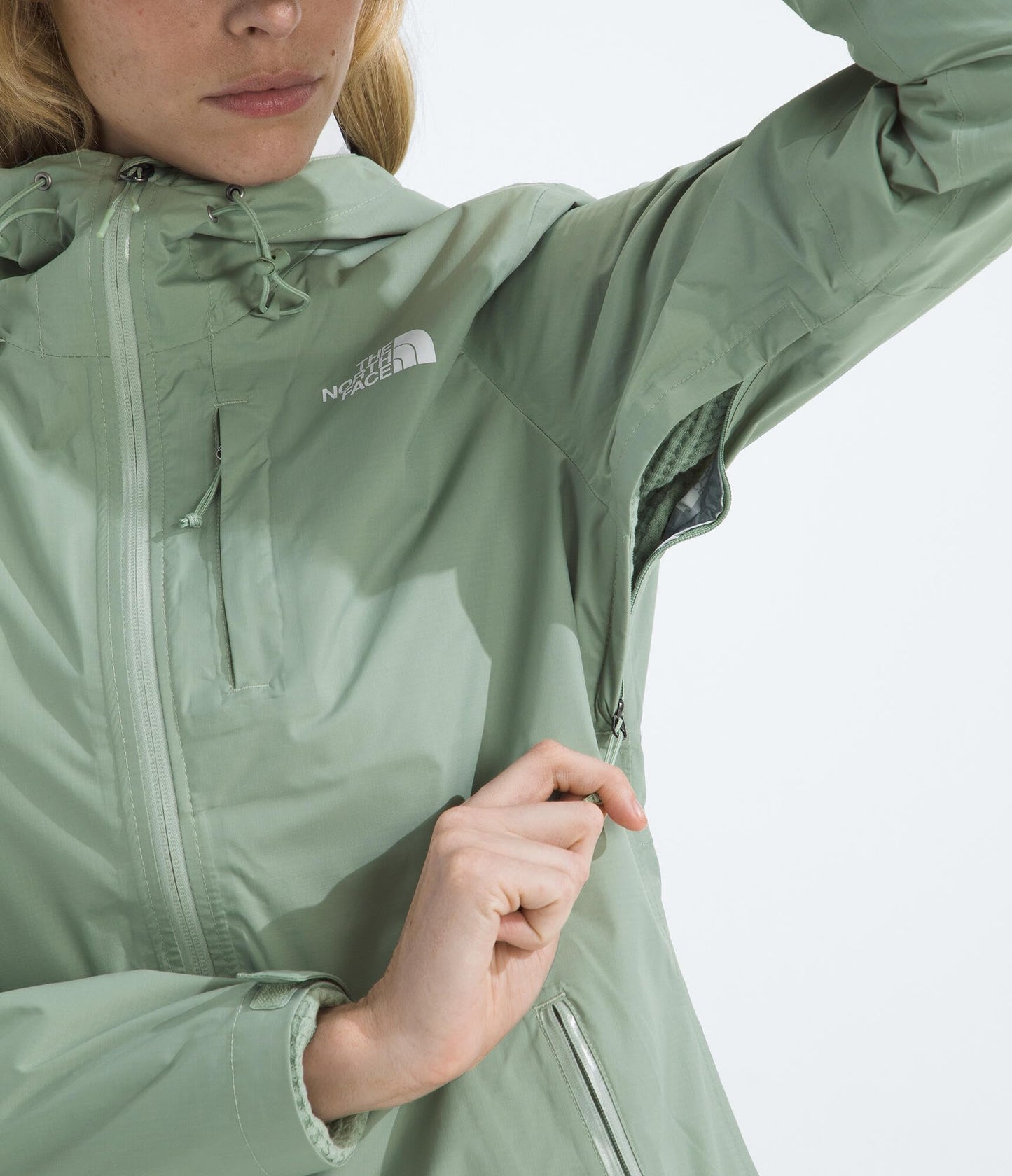THE NORTH FACE Women's Alta Vista Rain Jacket | 3 Piece Hood With Adjustable Cinch-cord, Waterproof, Breathable