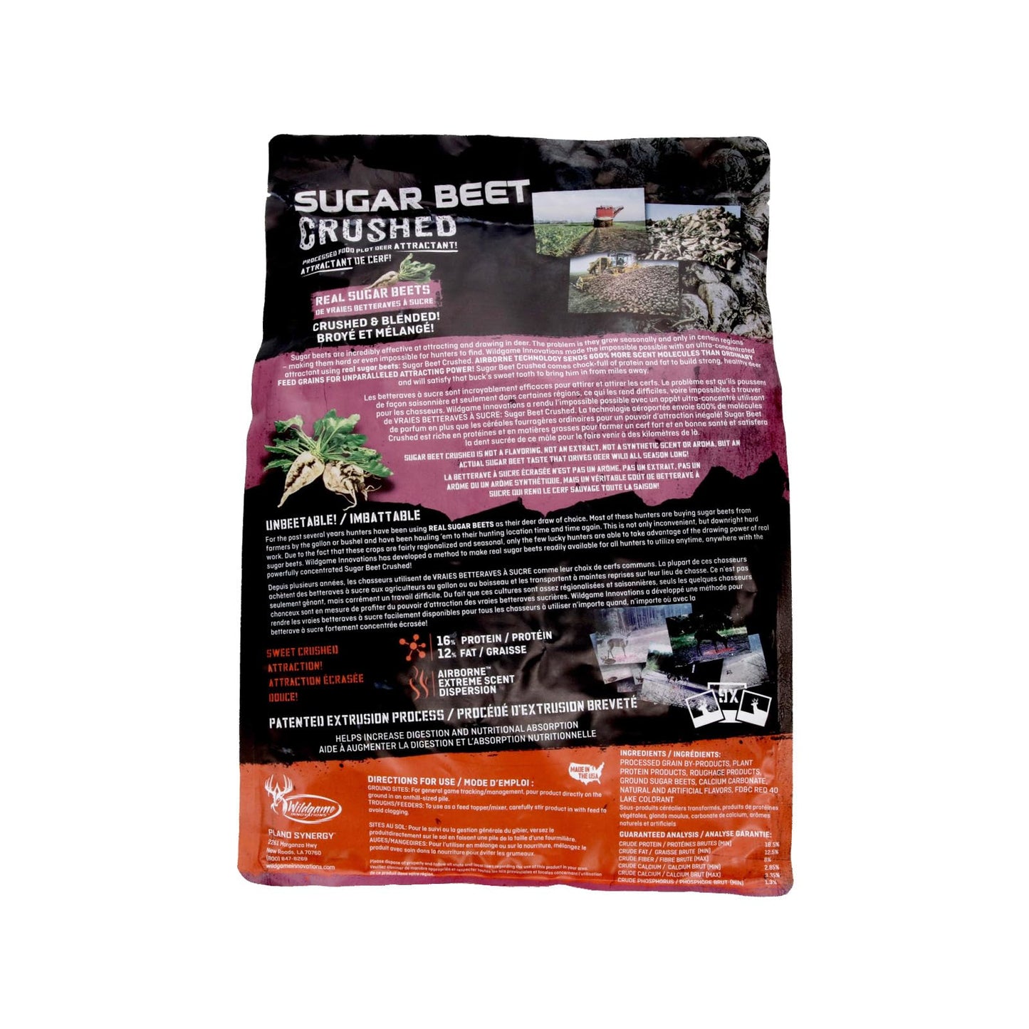 Wildgame Innovations Sugar Beet Crushed Deer Attractant | Effective Ultra-Concentrated Nutrient-Filled Deer Feed with Real Sugar Beets