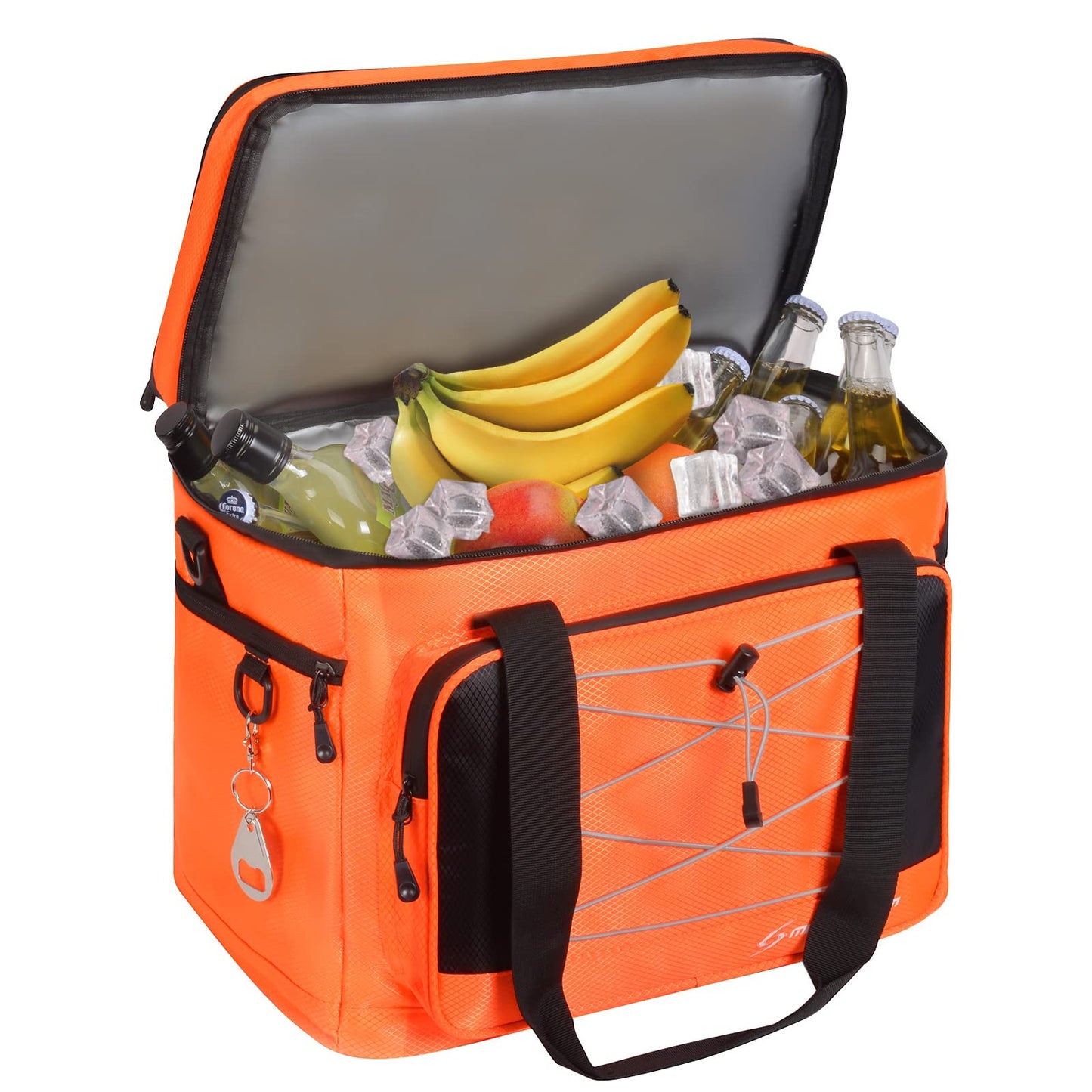 Maelstrom Soft Cooler Bag,Collapsible Soft Sided Cooler,24/30/60/75 Cans Beach Cooler,Ice Chest,Large Leakproof Camping Cooler,Portable Travel Cooler for Grocery Shopping,Camping,Road Trips