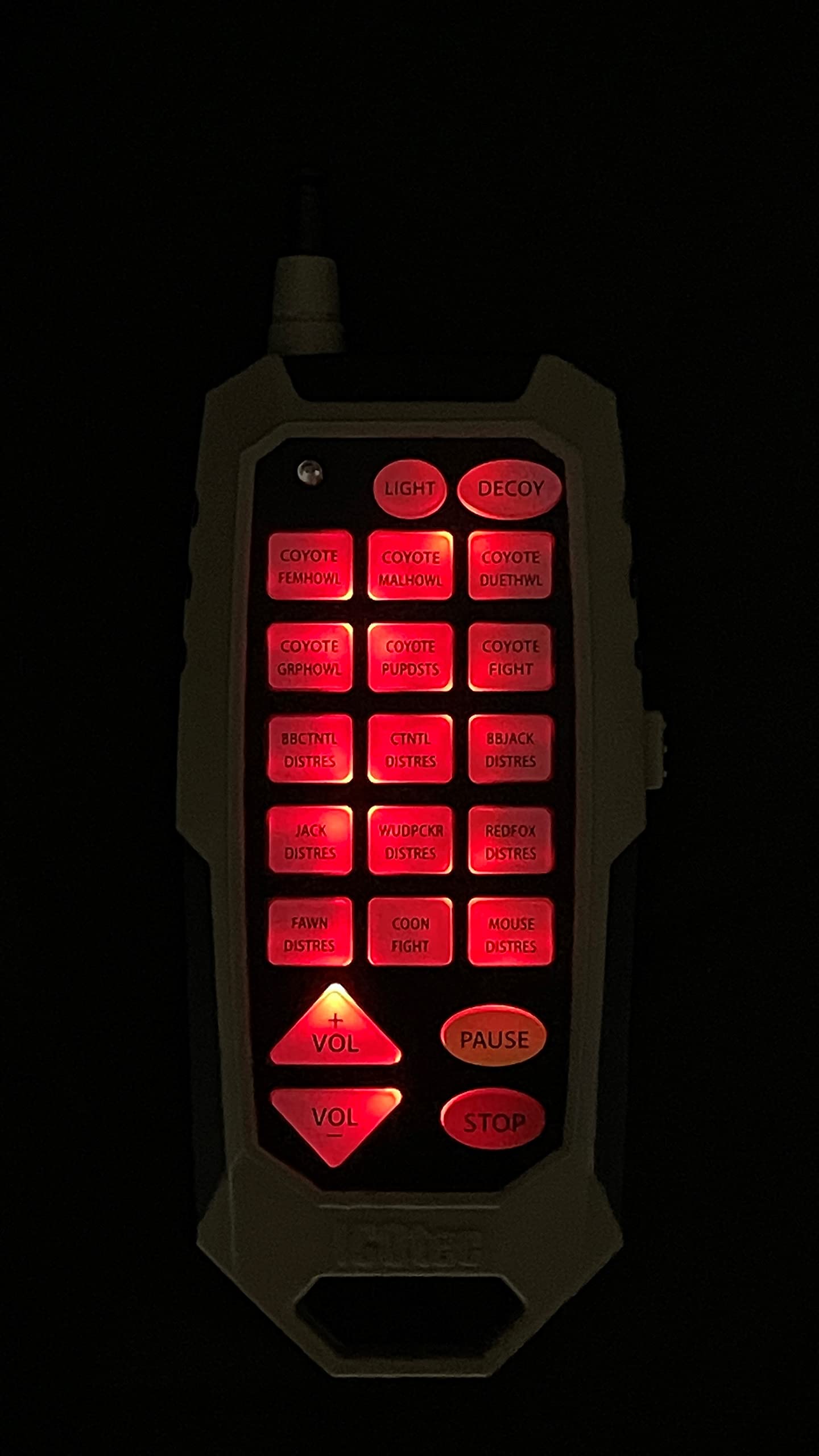 Icotec 300+ Predator Call - Great for Coyote Hunting, Fox Hunting, and All Predator Hunting. 300-yard Remote Range.
