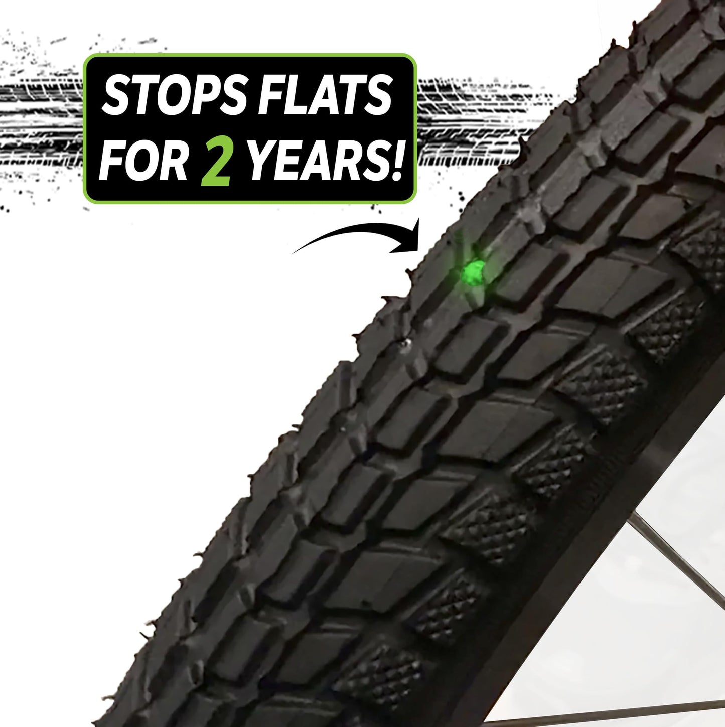 Bike Inner Tube with Slime Puncture Sealant, Extra Strong, Self Sealing, Prevent and Repair