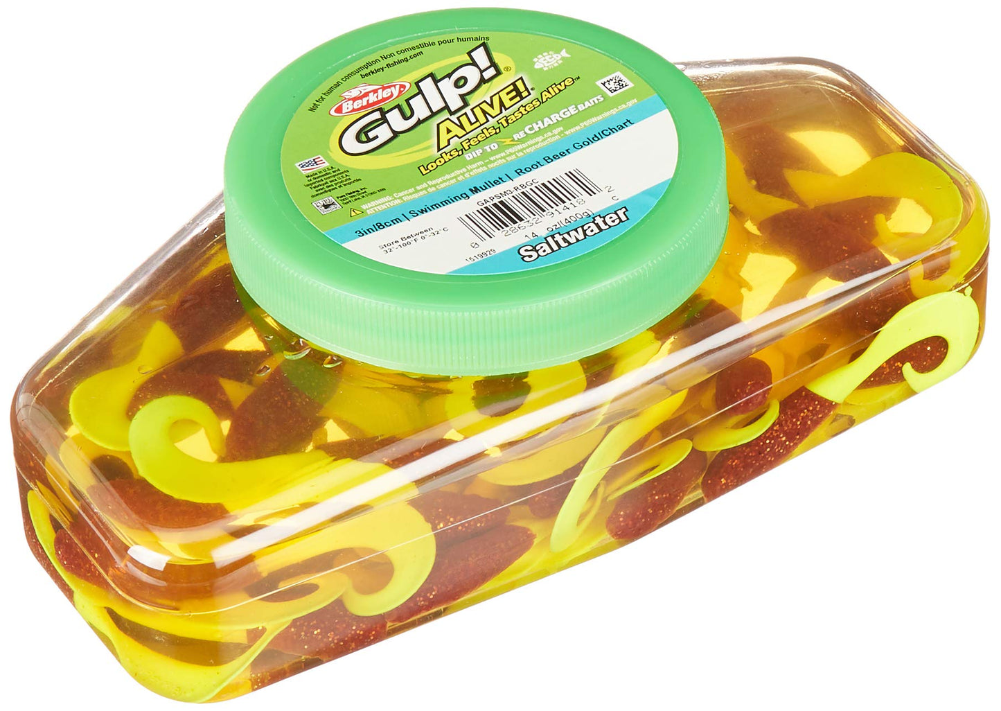Berkley Gulp! Alive! Swimming Mullet Saltwater Fishing Soft Bait