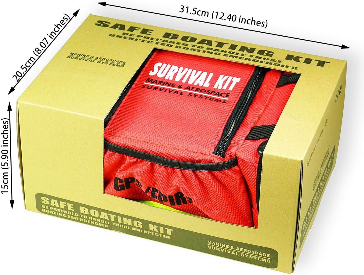 Boat Safety Kit for Boating Sailing Kayaking Fishing Marine Safety Required by Coast Guard