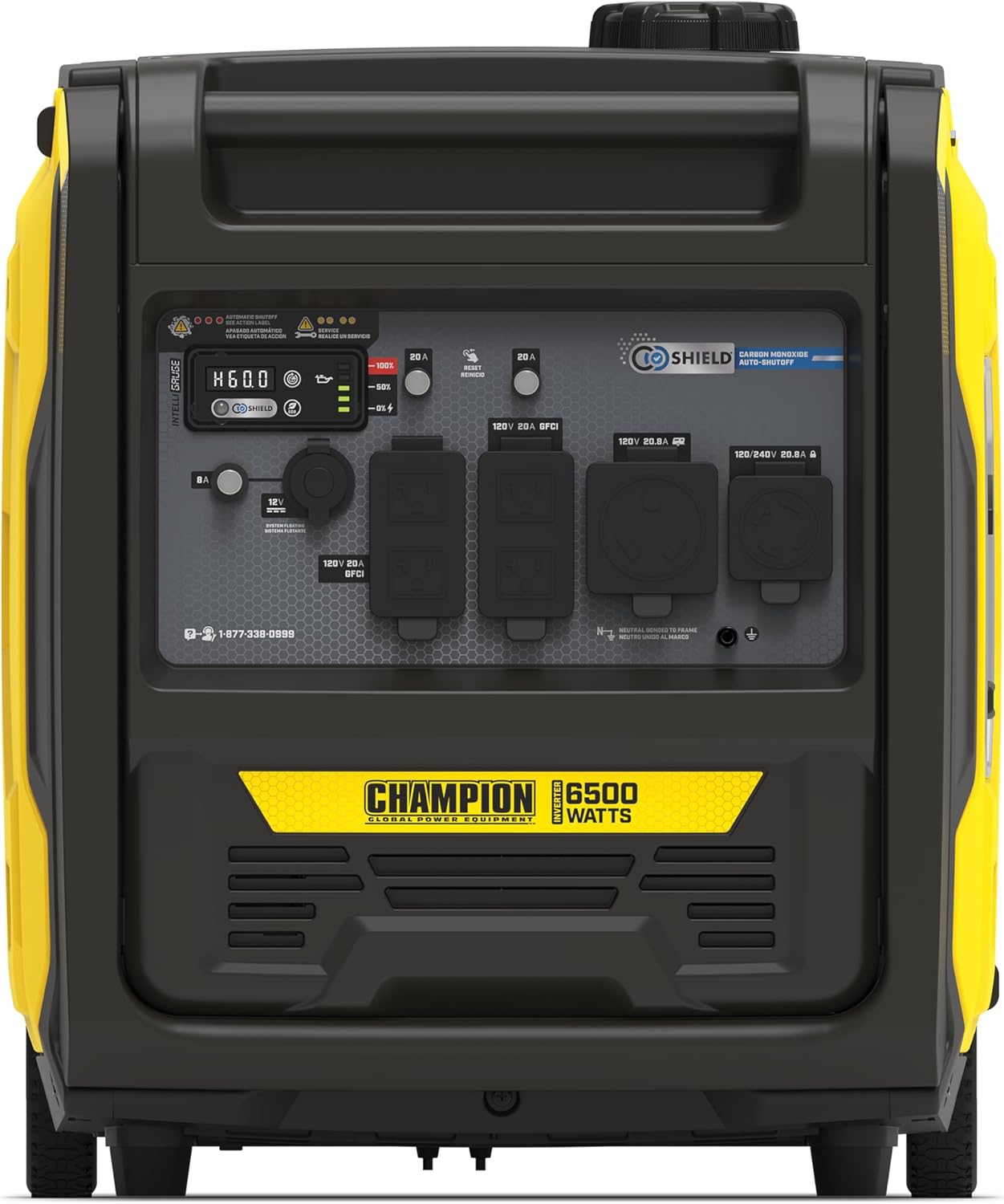 Champion Power Equipment 6500-Watt RV Ready Portable Inverter Generator with Quiet Technology and CO Shield
