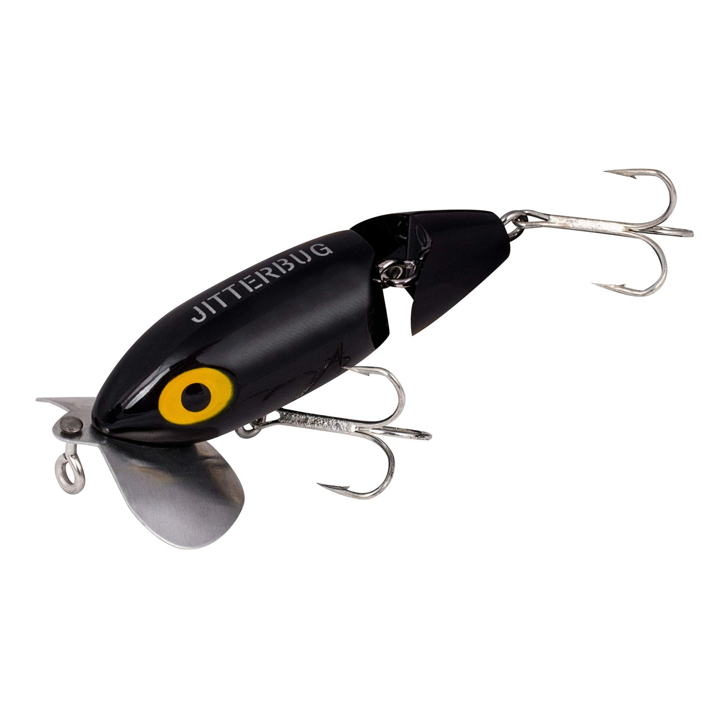 Jitterbug Topwater Bass Fishing Lure - Excellent for Night Fishing