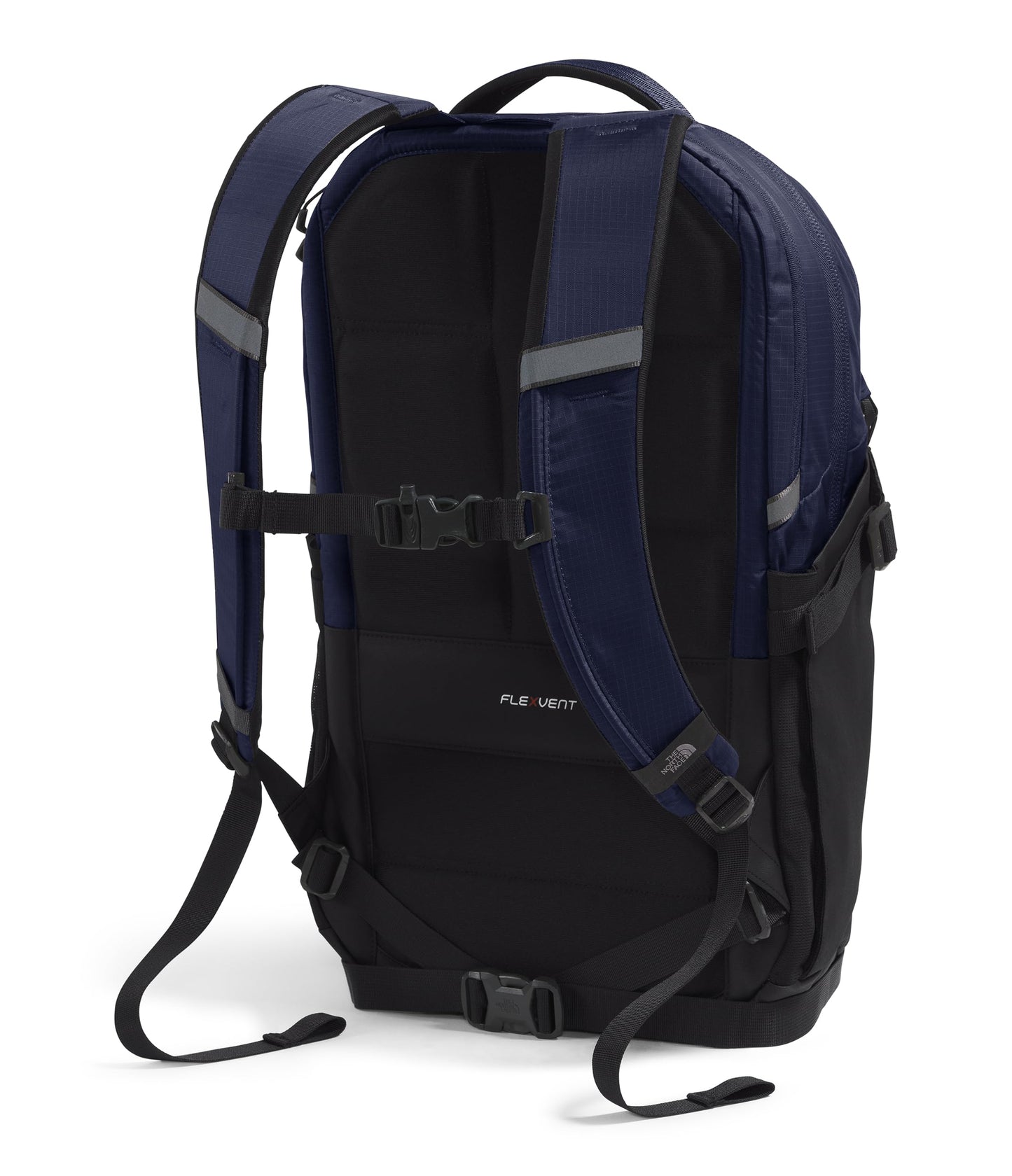 THE NORTH FACE Recon Everyday Laptop Backpack | Daypack with Water Repellent Finish, 16" Laptop Sleeve, 2 Water Bottle Pockets, TNF Black/TNF Black-NPF, One Size