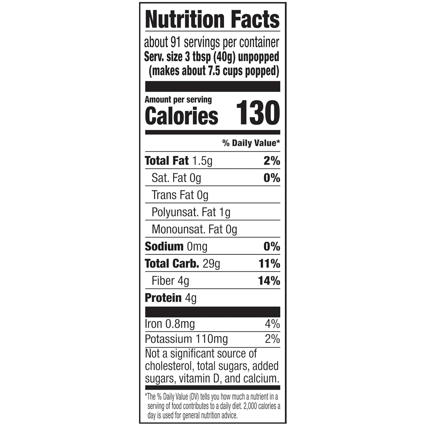 Orville Redenbacher's Gourmet Popcorn Kernels, Original Yellow, 8 lb.