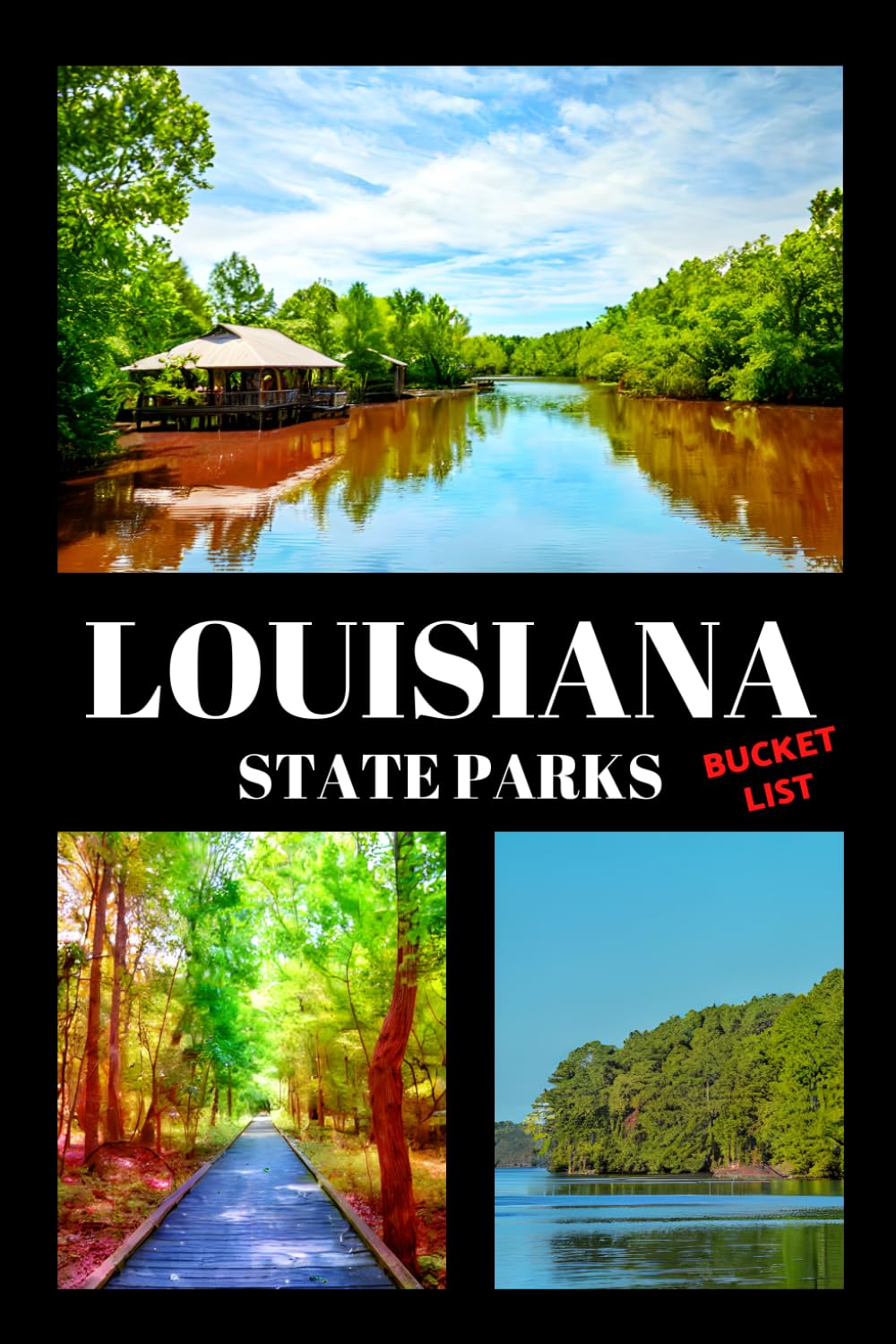 Louisiana State Parks Bucket List: Travel Log & Memory Journal | America Passport & Stamp Book | Trip Planner & Outdoor Adventure Log List Guide