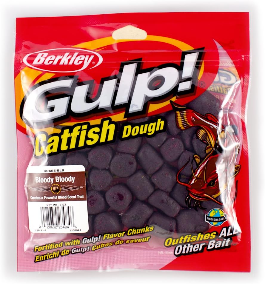 Berkley Gulp! Catfish Dough Bloody Bloody, 5-Ounce