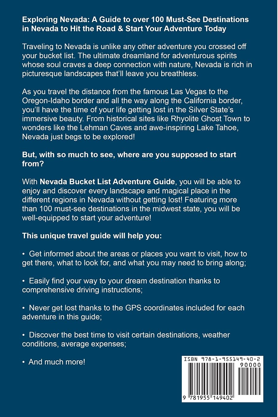 Nevada Bucket List Adventure Guide: Explore 100 Offbeat Destinations You Must Visit!