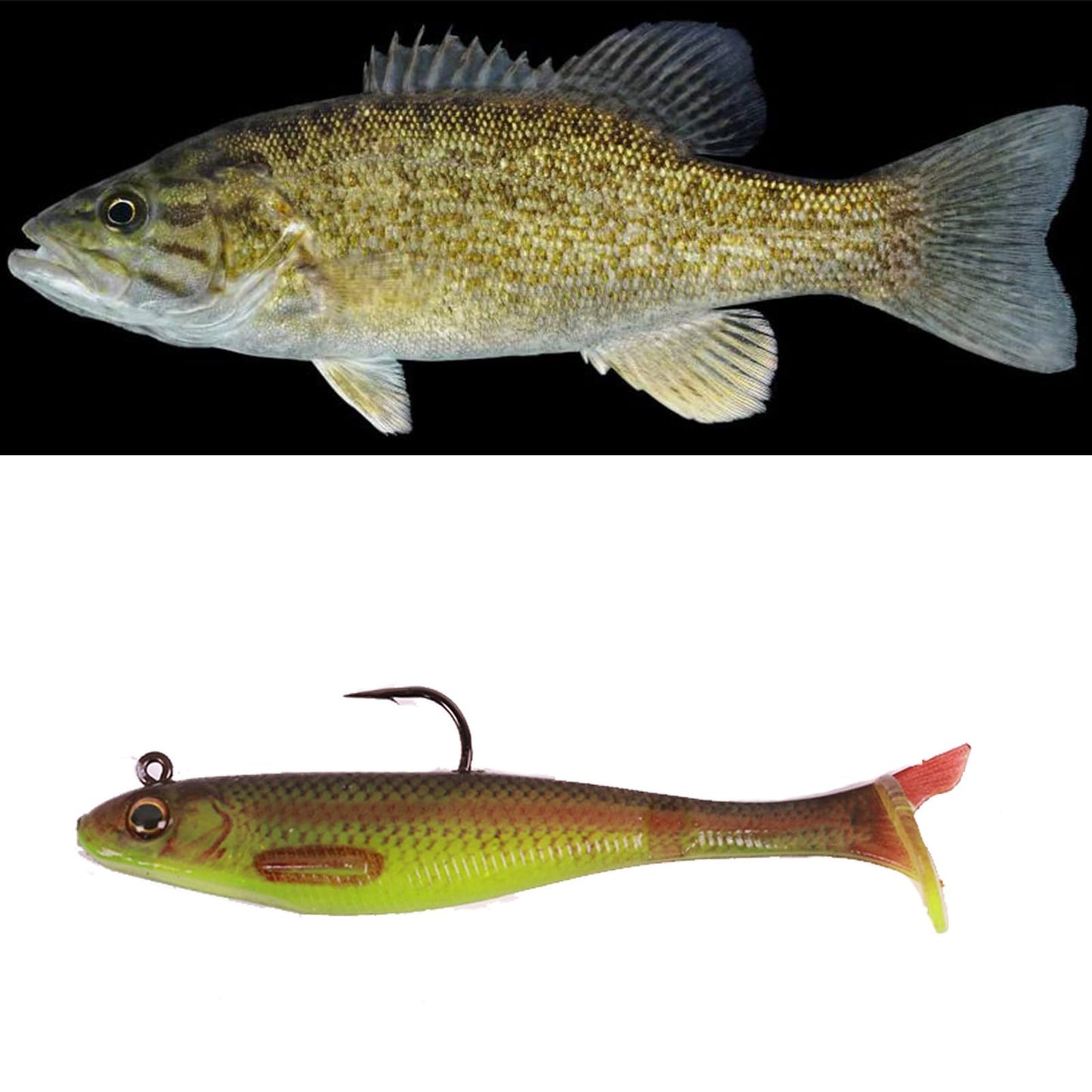 2.5/3.5In Swim Baits for Bass Fishing, Pre-Rigged Jig Heads Soft Plastic Walleye Fishing Lures, Paddle Tail Swimbaits for Bass Fishing, Fishing Bait for Freshwater Saltwater Gifts
