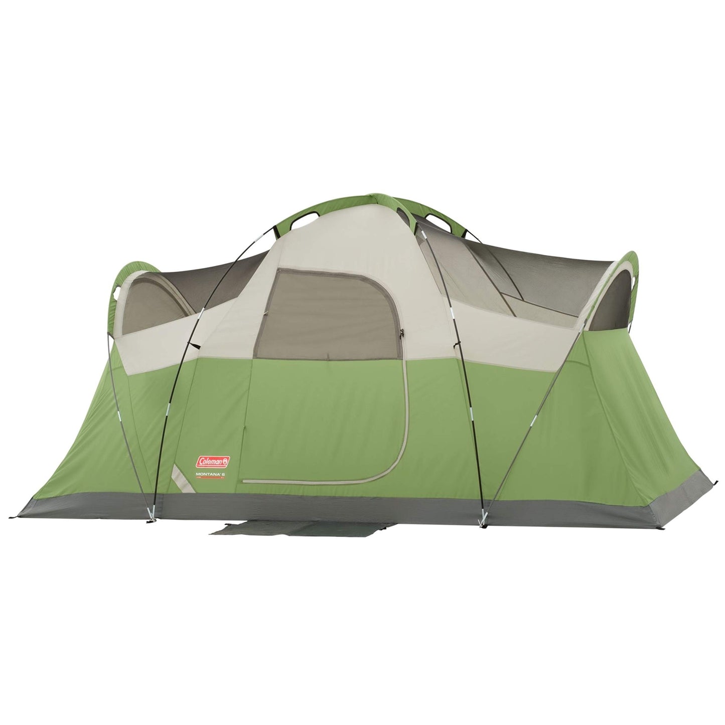 Coleman Montana Camping Tent, 6/8 Person Family Tent with Included Rainfly, Carry Bag, and Spacious Interior, Fits Multiple Queen Airbeds and Sets Up in 15 Minutes