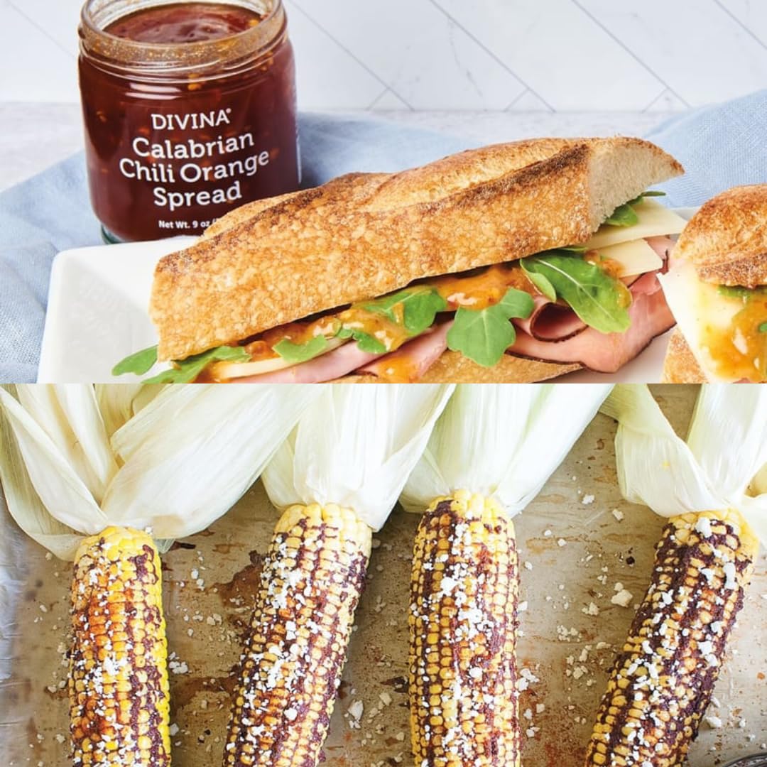 DIVINA Chili Fig Spread Jam, 9 Ounce