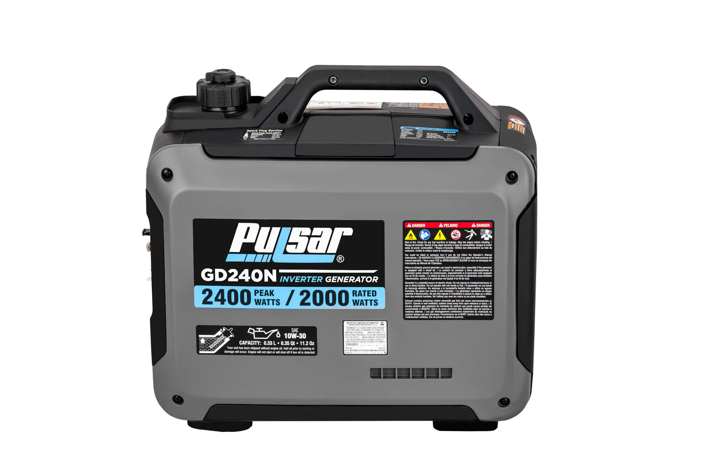 Pulsar Products GD400BN, 4000W Portable super-quiet Dual Fuel & Parallel Capability, RV-Ready, CARB Compliant