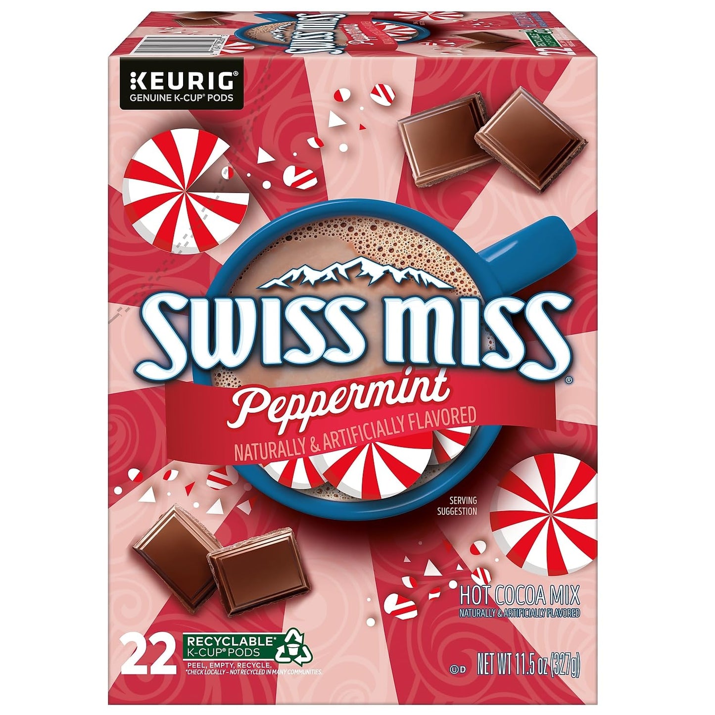 Swiss Miss Milk Chocolate Flavor Hot Cocoa Mix Canister, 76.55 oz.