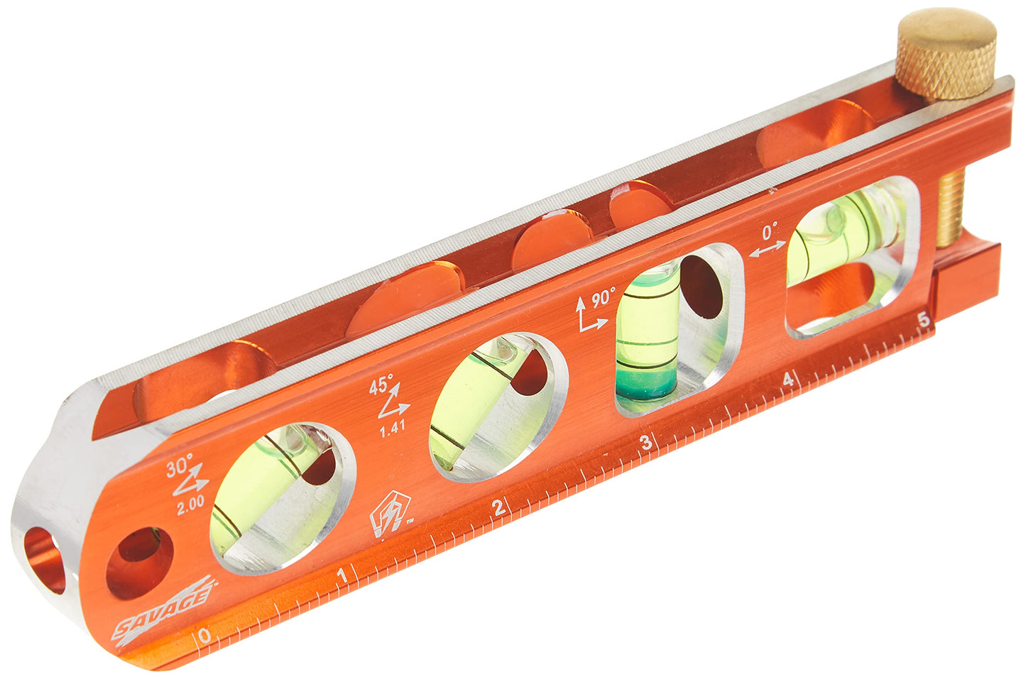 Swanson TL043M 9-Inch Savage Magnetic Torpedo Level, Orange