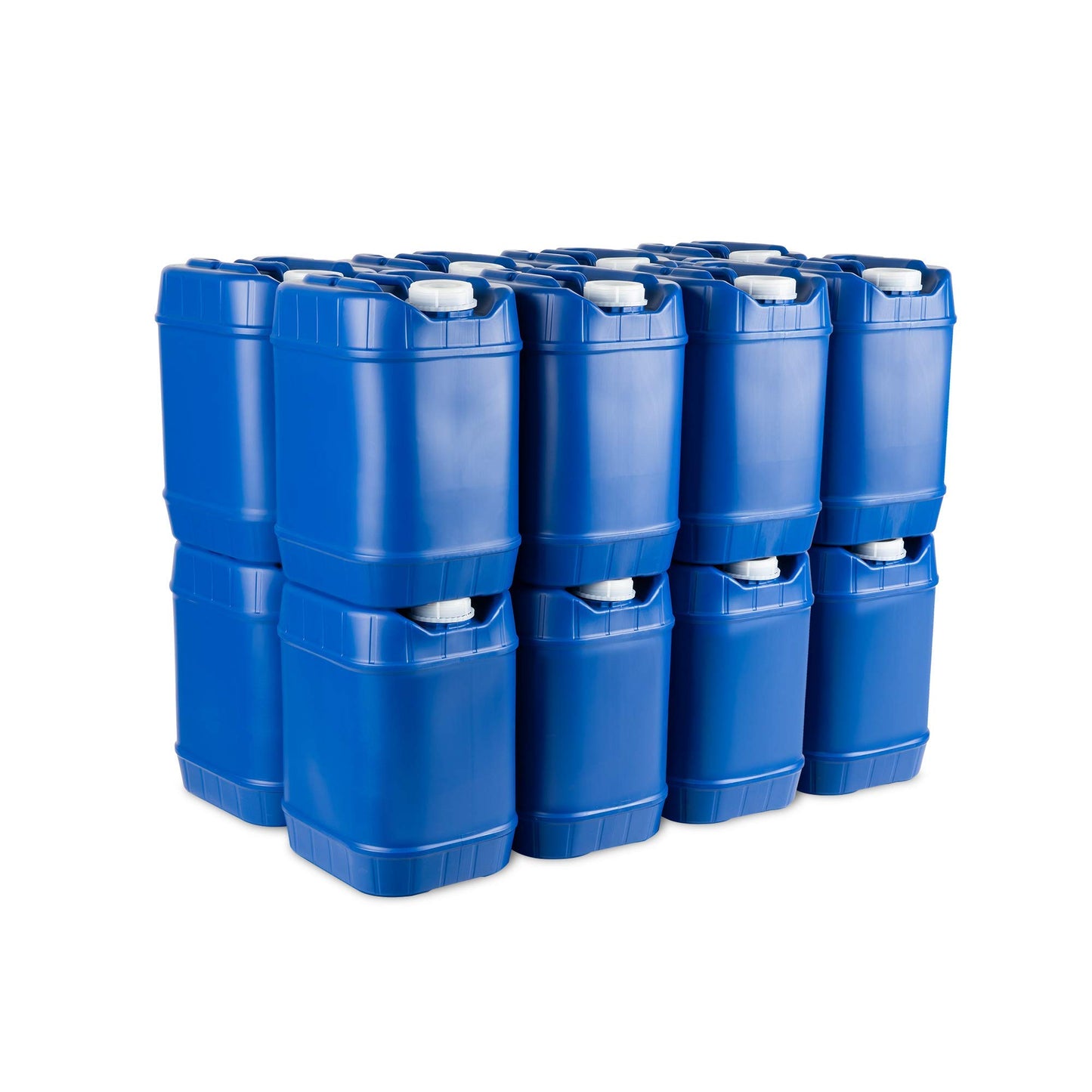 5-Gallon Stackable Water Storage Containers, Emergency Water Storage for Camping and Disaster Preparedness, 40 Gallons