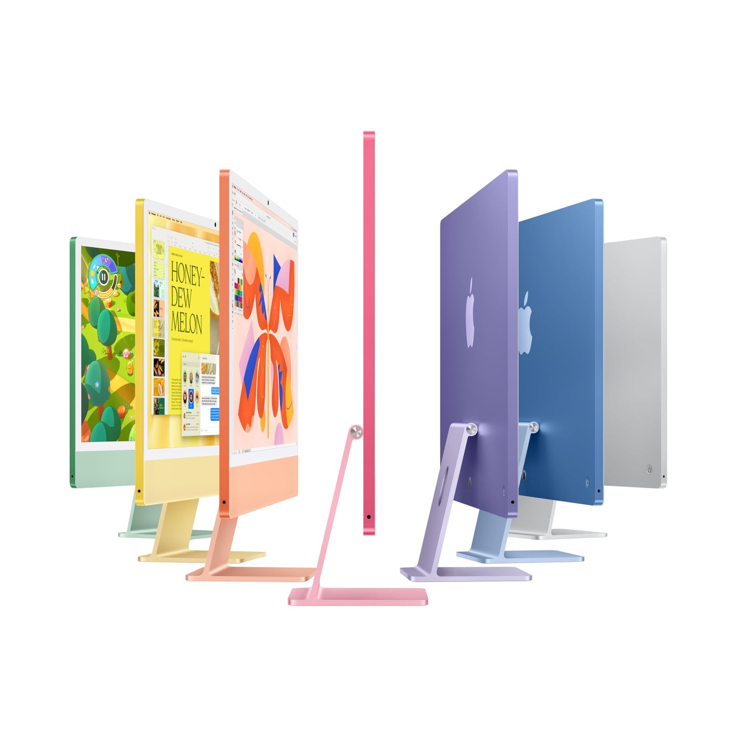 Apple 2024 iMac All-in-One Desktop Computer with M4 chip with 10-core CPU, 10-core GPU: Built for Apple Intelligence, 16GB Unified Memory, 256GB SSD Storage; Blue with AppleCare+ (3 Years)