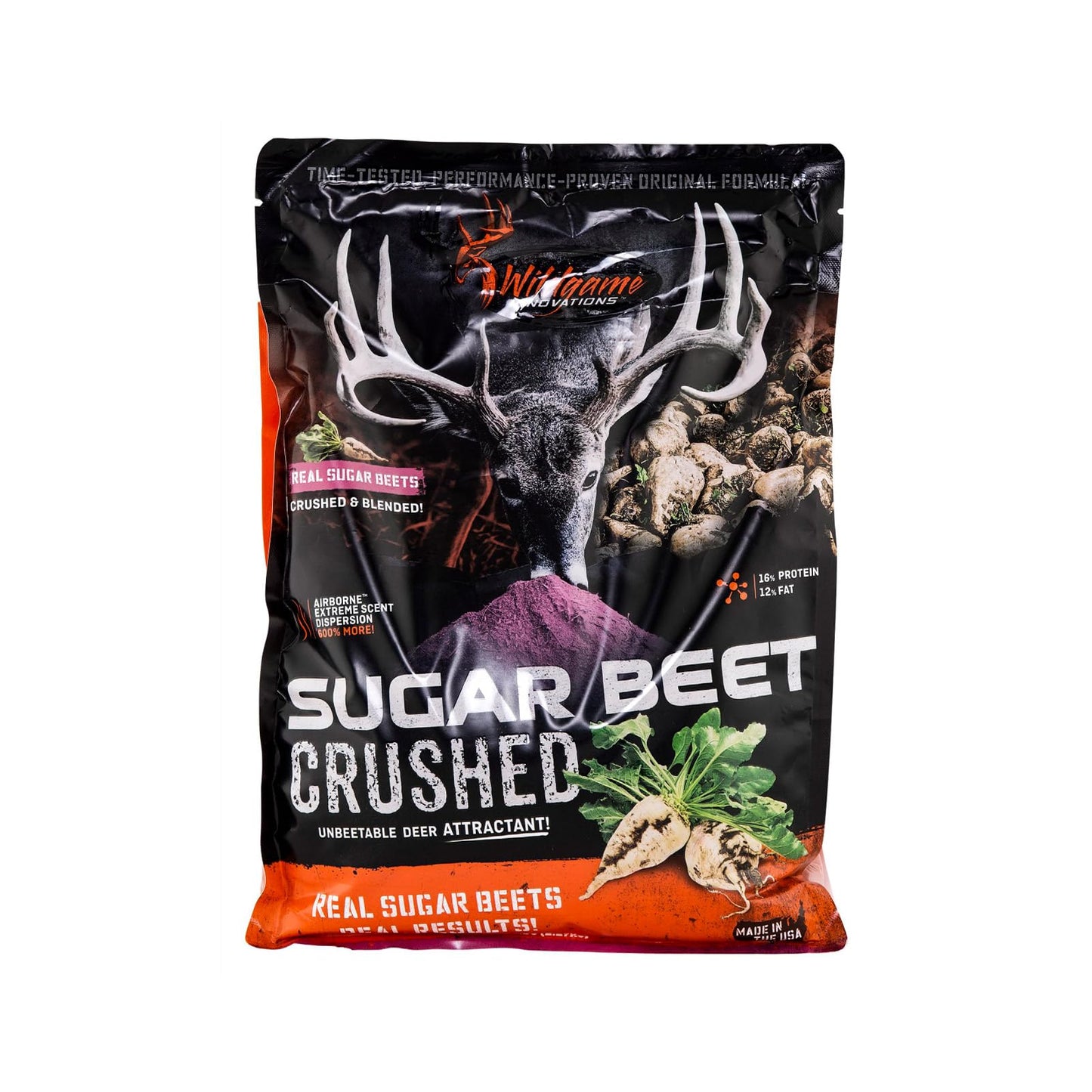 Wildgame Innovations Sugar Beet Crushed Deer Attractant | Effective Ultra-Concentrated Nutrient-Filled Deer Feed with Real Sugar Beets