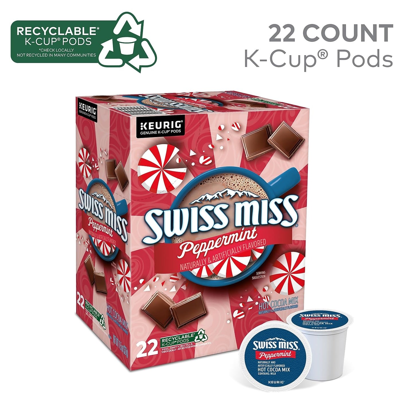 Swiss Miss Milk Chocolate Flavor Hot Cocoa Mix Canister, 76.55 oz.