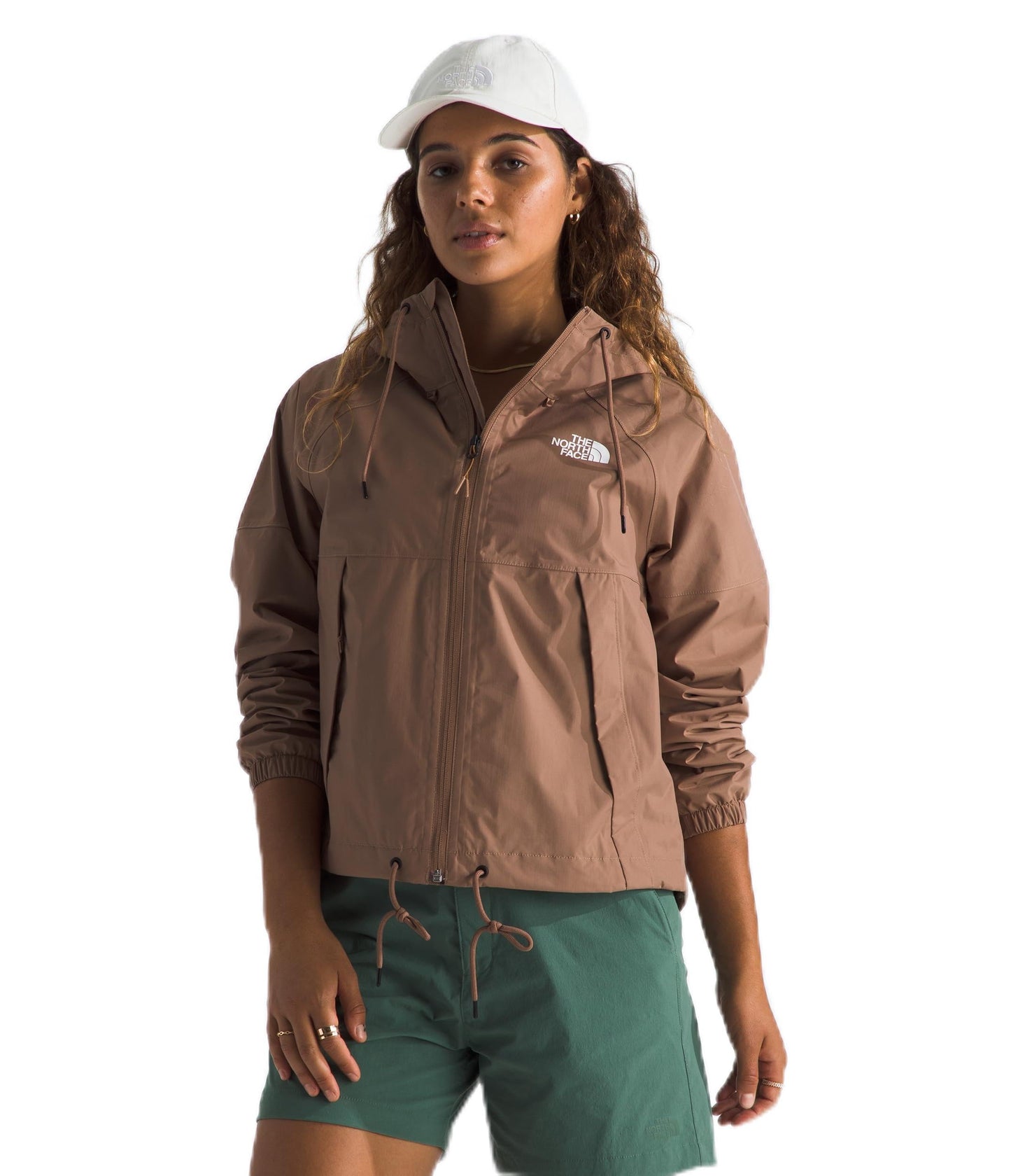 THE NORTH FACE Women's Antora Rain Hoodie (Standard & Plus Size) | Wind & Waterproof With Adjustable Hood & Drawcord Hem