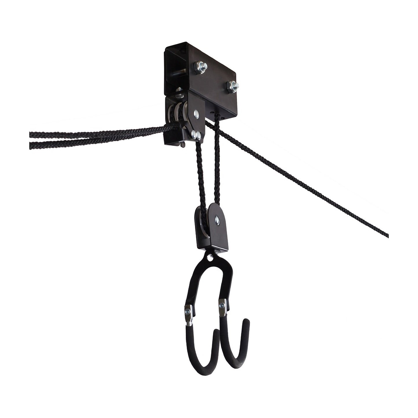 Kayak Storage Hoist - Overhead Pulley System with 125lb Capacity for Canoes, Bikes, Ladders, and More - for up to 12-Foot Ceilings