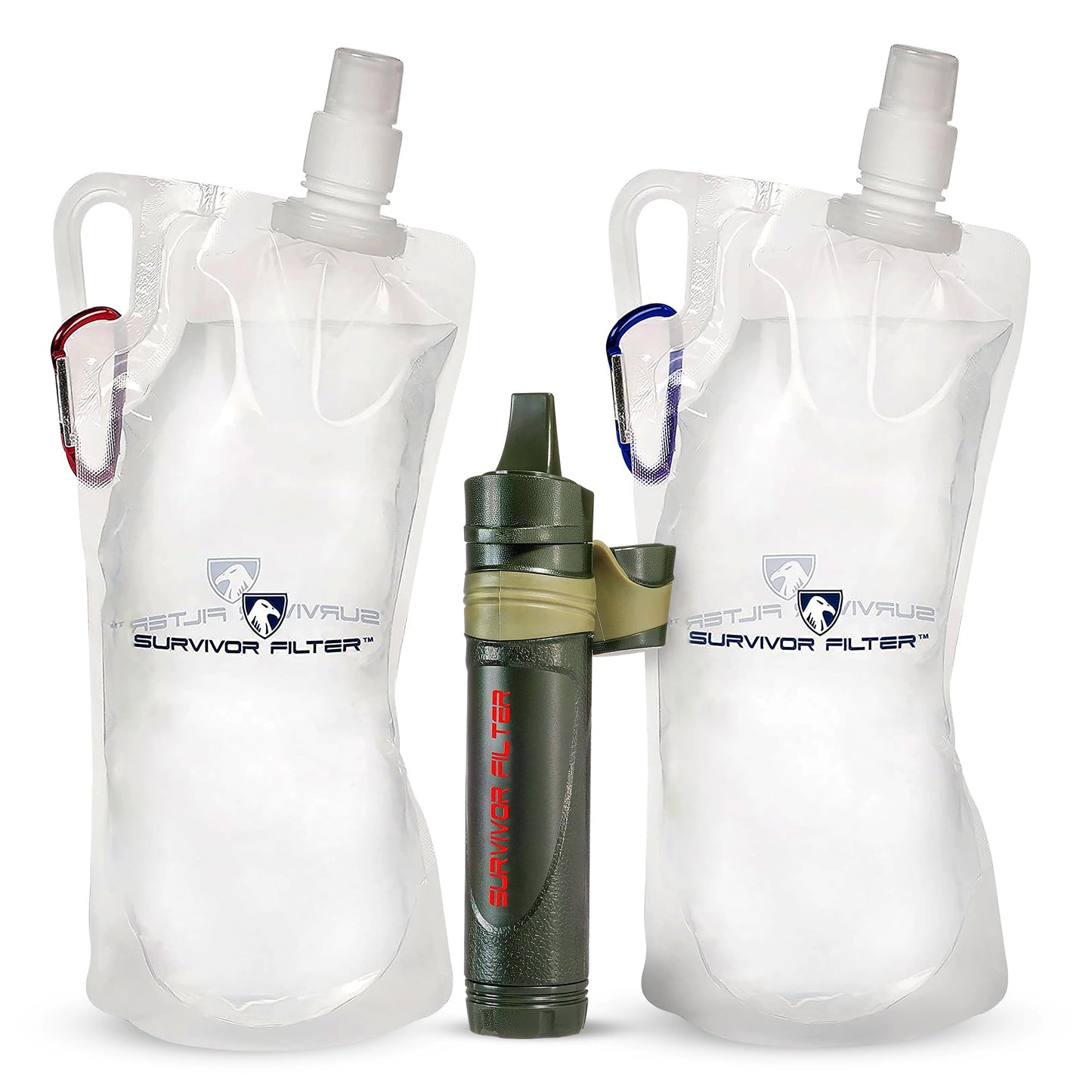 Survivor Filter Portable Water Filter Straw - Water Filter Camping, Travelling and Hiking - BPA-Free