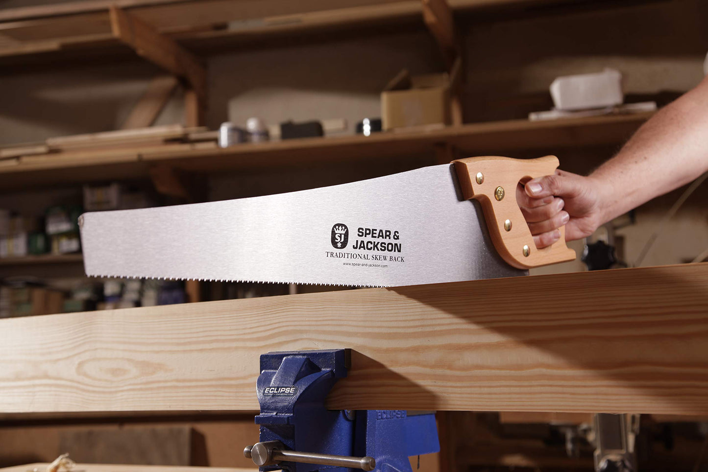 Spear & Jackson 9500R Back Saw, Brown and Silver 22 Inch x 10 ppi