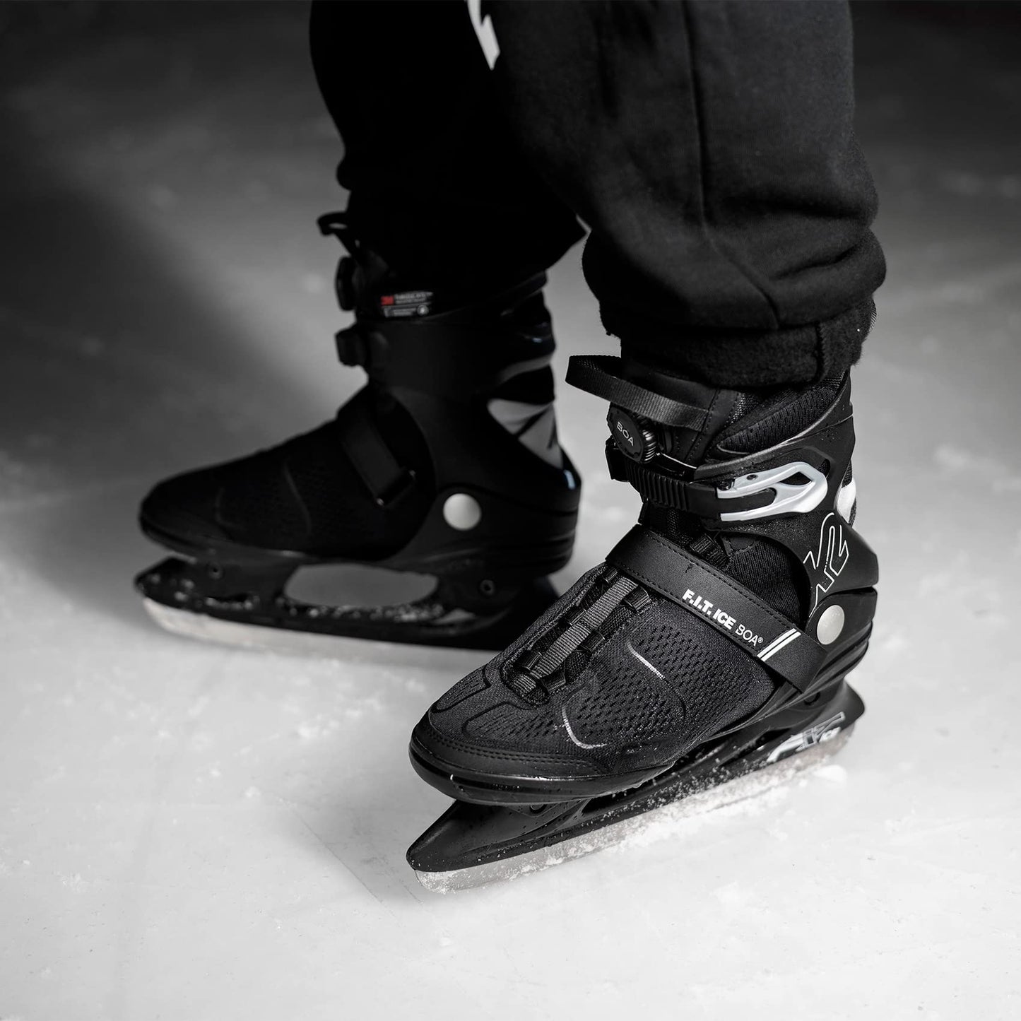 K2 F.I.T. Ice Boa Mens Ice Skates 2022 - Gray / 11.0