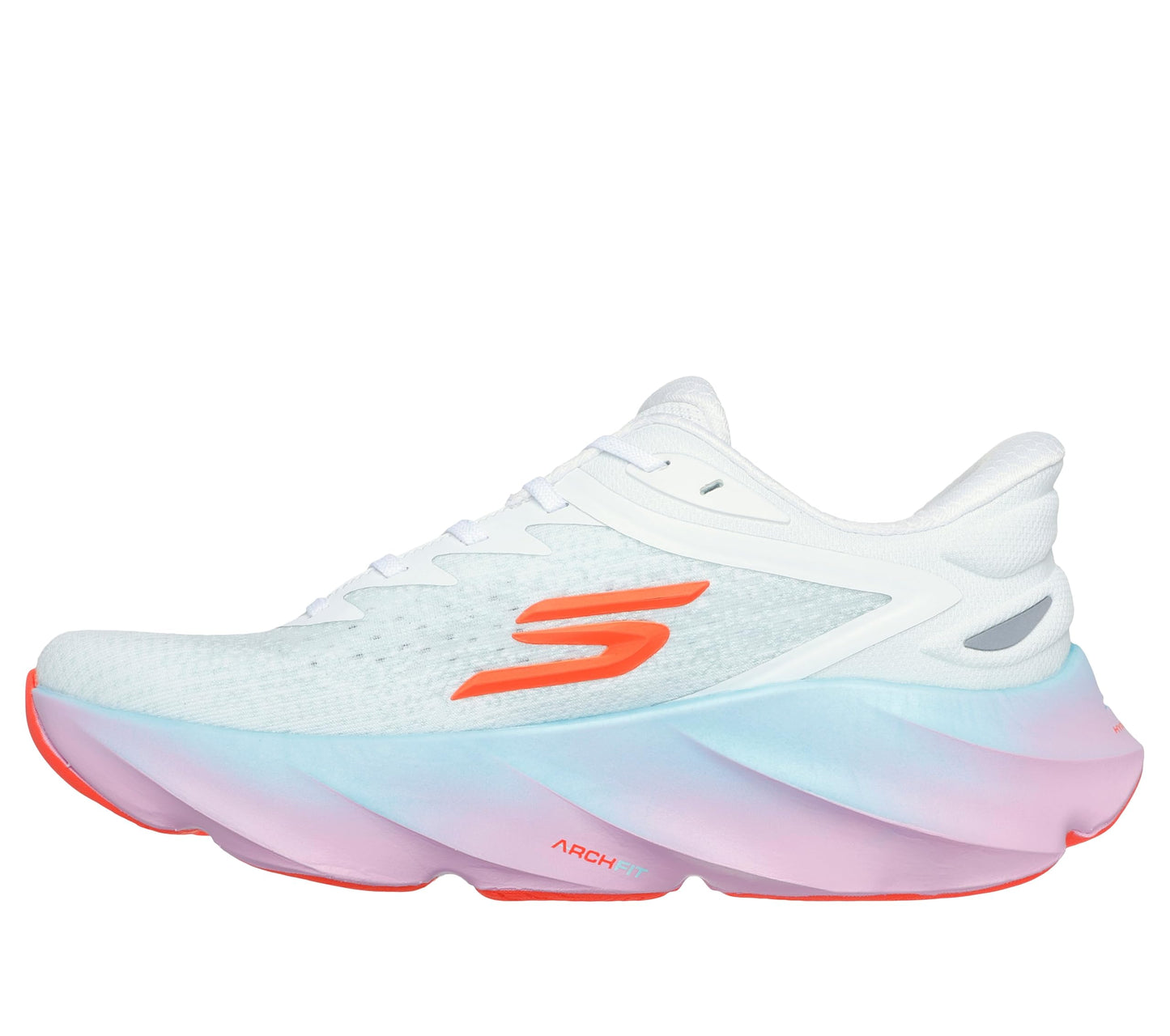 Skechers Women's Aero Burst Hands Free Slip-Ins Sneaker, White/Multi, 8.5