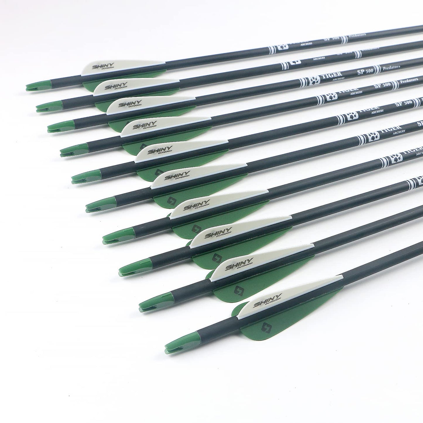 30Inch Carbon Arrow Practice Hunting Arrows with Removable Tips for Compound & Recurve Bow(Pack of 12)