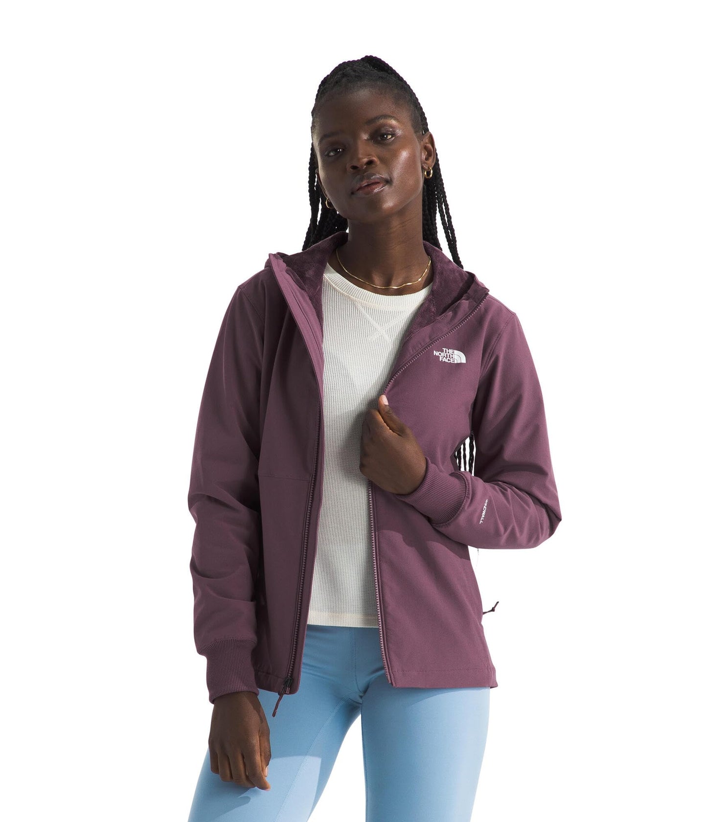 THE NORTH FACE Women's Shelbe Raschel Fleece Hooded Jacket (Standard & Plus Size) | Fleece Lining, Wind & Water Resistant