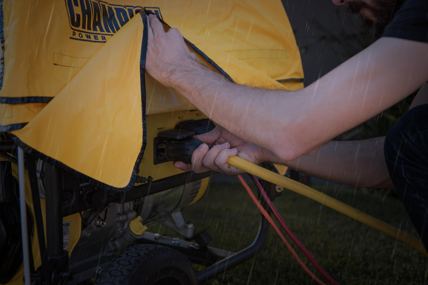 Champion Power Equipment 100376 Storm Shield Severe Weather Portable Generator Cover by GenTent for 4000 to 12,500-Starting Watt Generators
