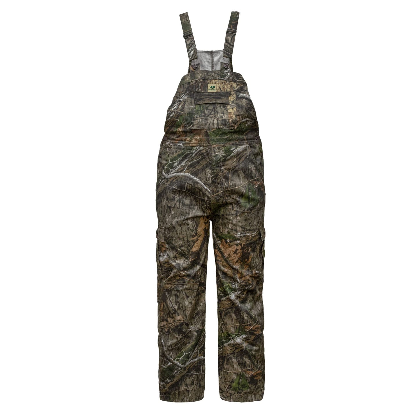Mossy Oak Cotton Mill 2.0 Camo Hunting Bibs, Uninsulated Camo Overalls for Men