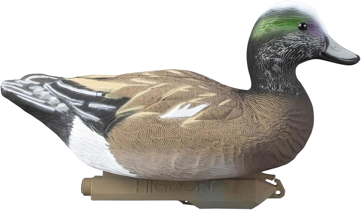 Higdon Outdoors Standard Widgeon Duck Decoys, Foam-Filled