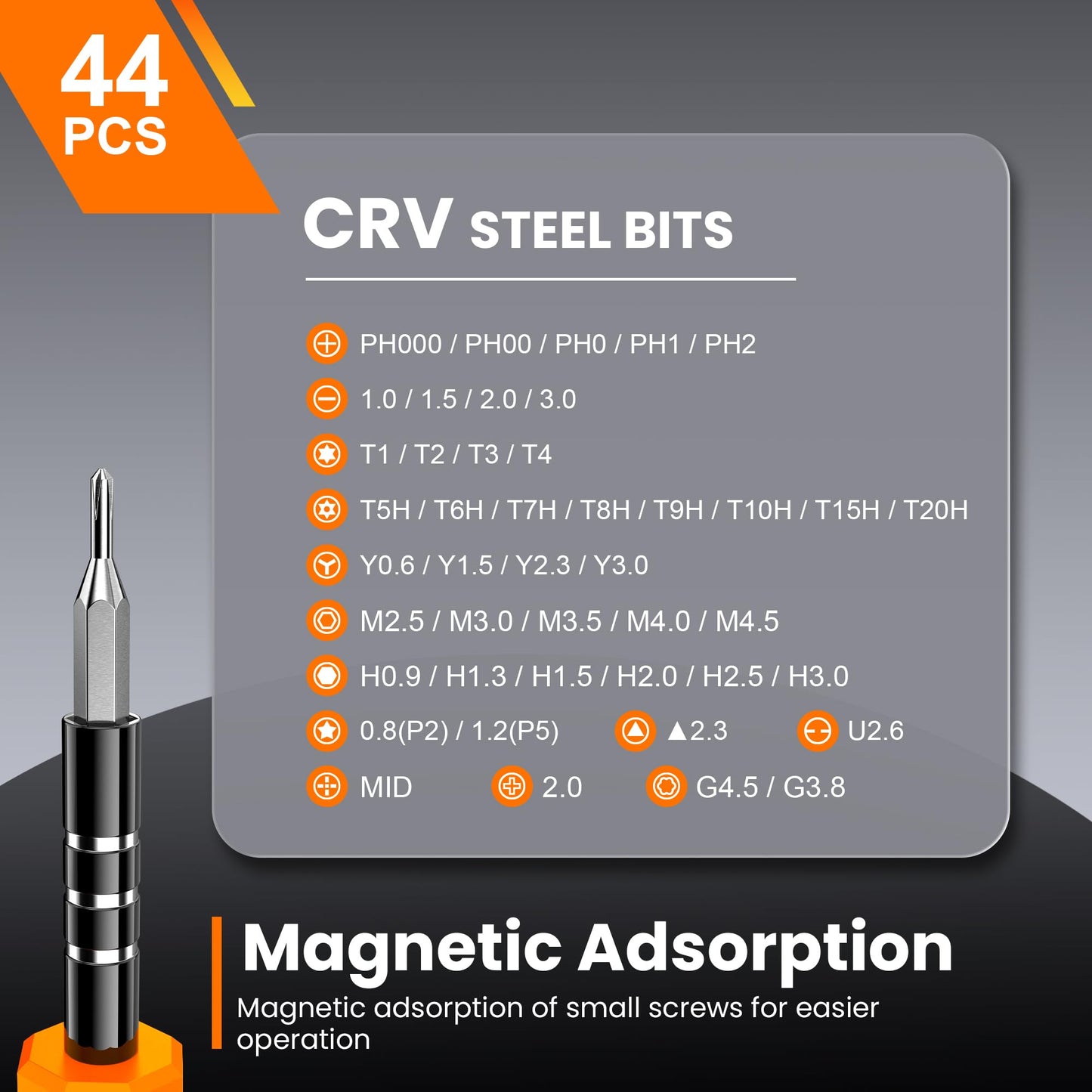 JOREST 152 in 1 Precision Screwdriver Set, Tool Gifts for Men, Magnetic Tool Kit with Torx Triwing Bits, Repair for Electronics,Macbook, Laptop, PC, RC, PS5, iphone,Jewelers, XBOX, Glasses