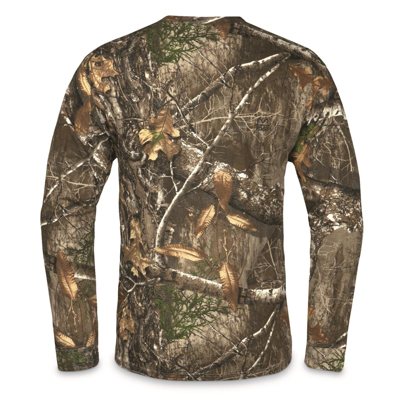 Shield Series Youth Fused Cotton Shirt with Long Sleeves, Youth Camouflage Shirt