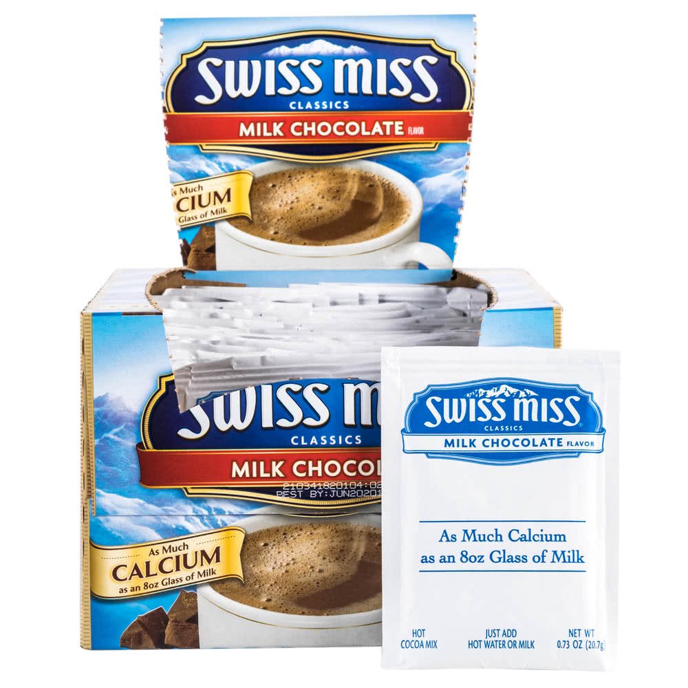 Swiss Miss Milk Chocolate Flavor Hot Cocoa Mix Canister, 76.55 oz.