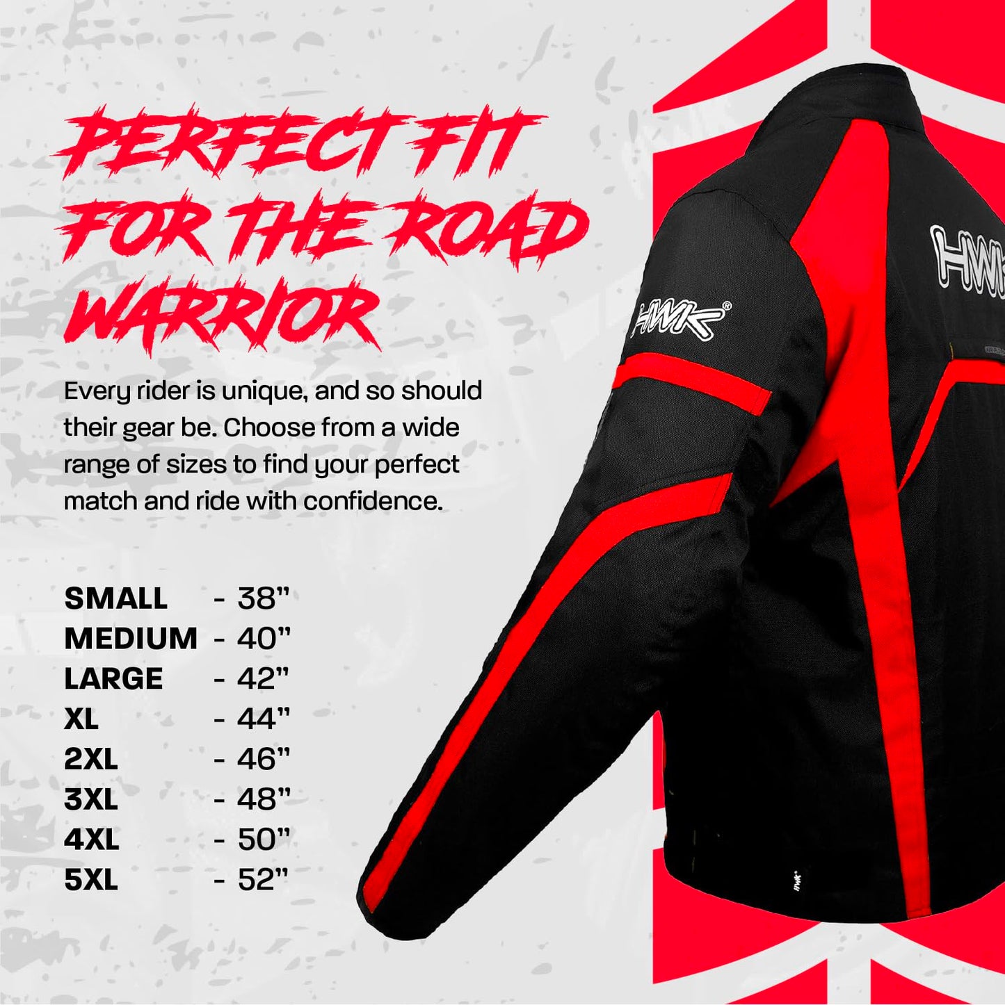 HWK Motorcycle Jacket Men's Riding Textile Racing Motorbike Hi-Vis Biker CE Armored Water Resistant Jackets