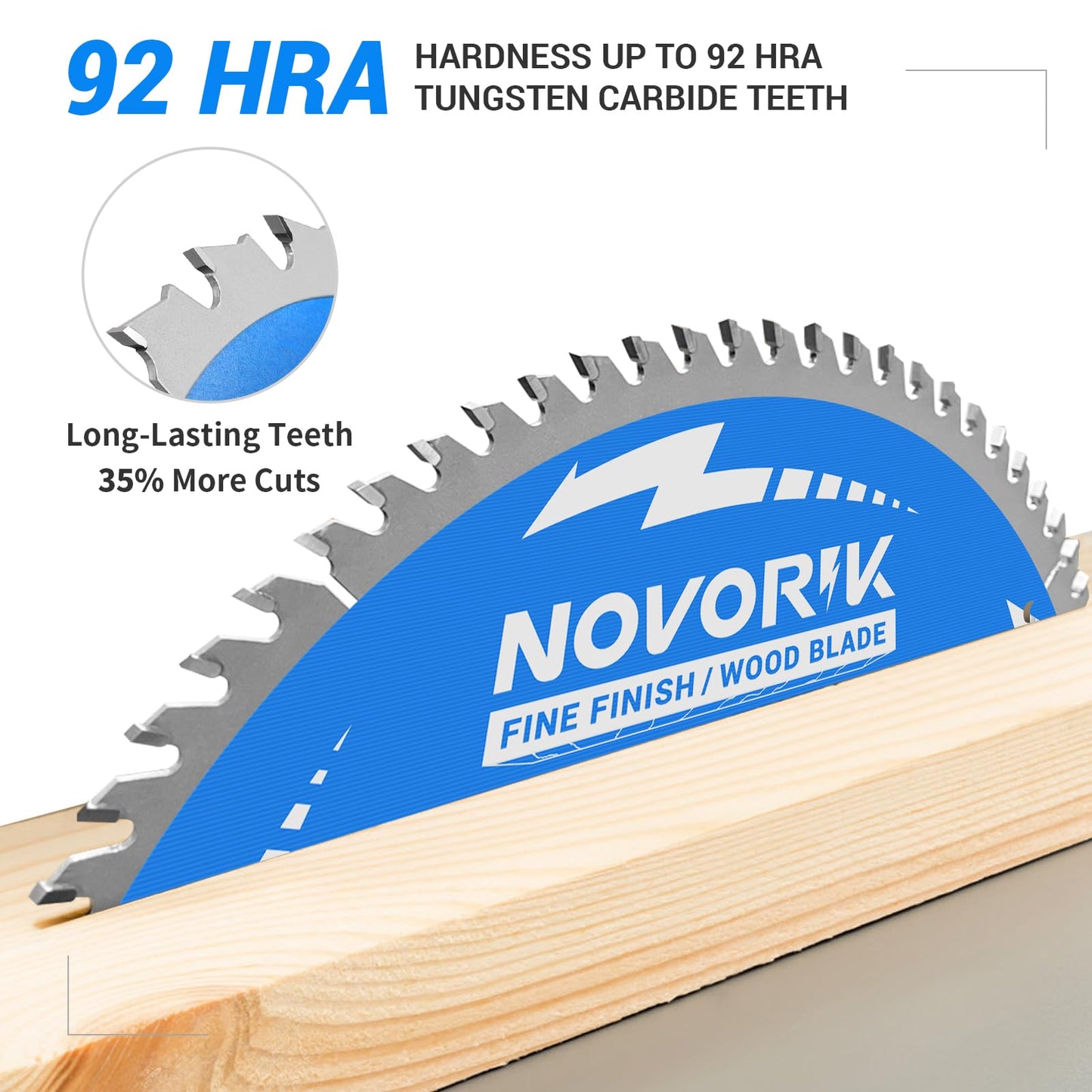 Circular Saw Blade 7-1/4" 24T&40T&60T, Saw Blade with Arbor 5/8", ATB Circular Saw Blade, Professional for Wood Cutting, 3-Pack