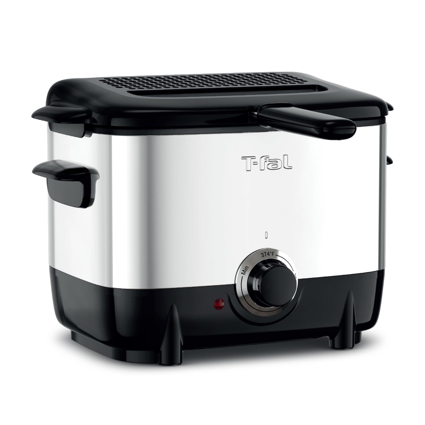 T-fal 3.5L Stainless Steel Deep Fryer with Basket, 1700W, Oil Filtration, Temp Control, Digital Timer, Dishwasher Safe Parts