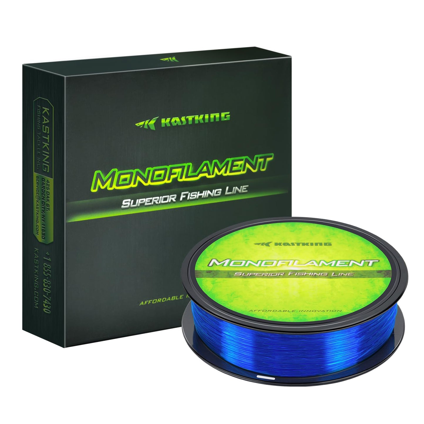 KastKing World's Premium Monofilament Fishing Line - Paralleled Roll Track - Strong and Abrasion Resistant Mono Line - Superior Nylon Material Fishing Line - 2015 ICAST Award Winning Manufacturer