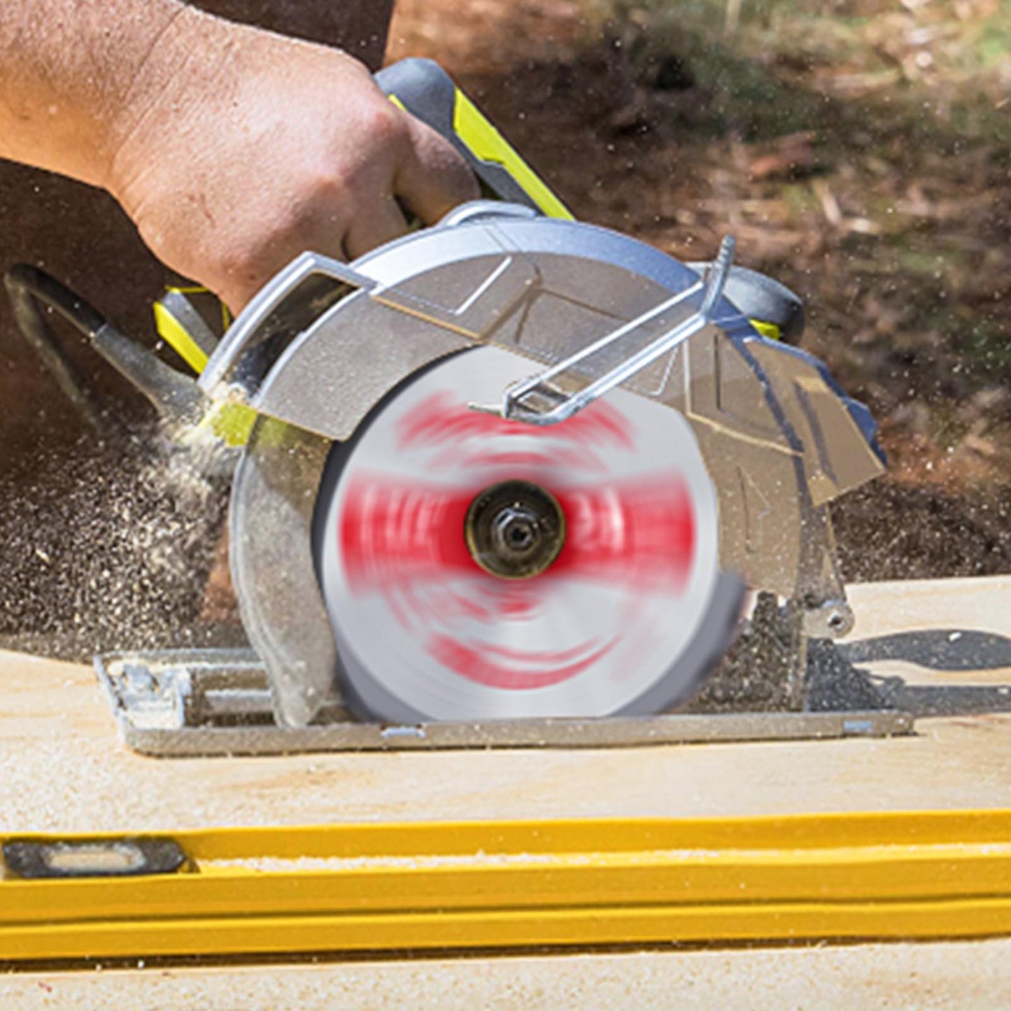 Circular Saw Blade 6-1/2" 24T&60T, Carbide Tipped Teeth, TCT Saw Blades for Cutting Various Wood, Plastic and Composite Materials, 5/8" Arbor, Fit Dewalt Craftsman Ryobi Milwaukee