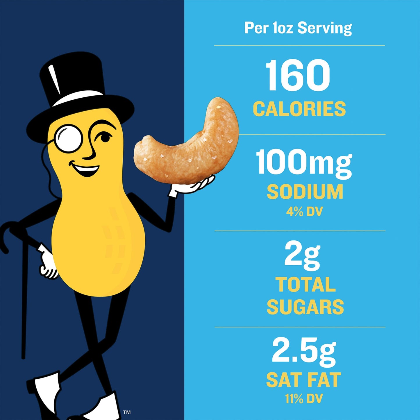 PLANTERS Fancy Whole Cashews with Sea Salt, 26 Ounces ( Pack of 1) Resealable Jar - Made with Simple Ingredients - Good Source of Vitamins and Minerals - Kosher (Packaging May Vary)