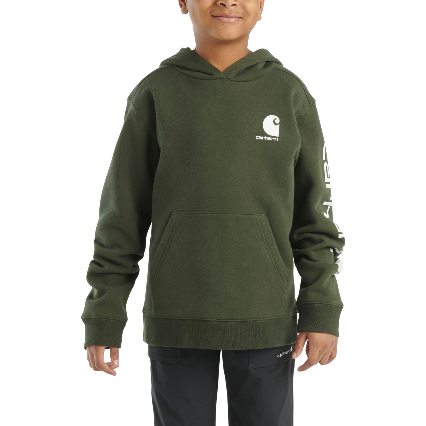 Carhartt Boys' Long Sleeve Hooded Sweatshirt