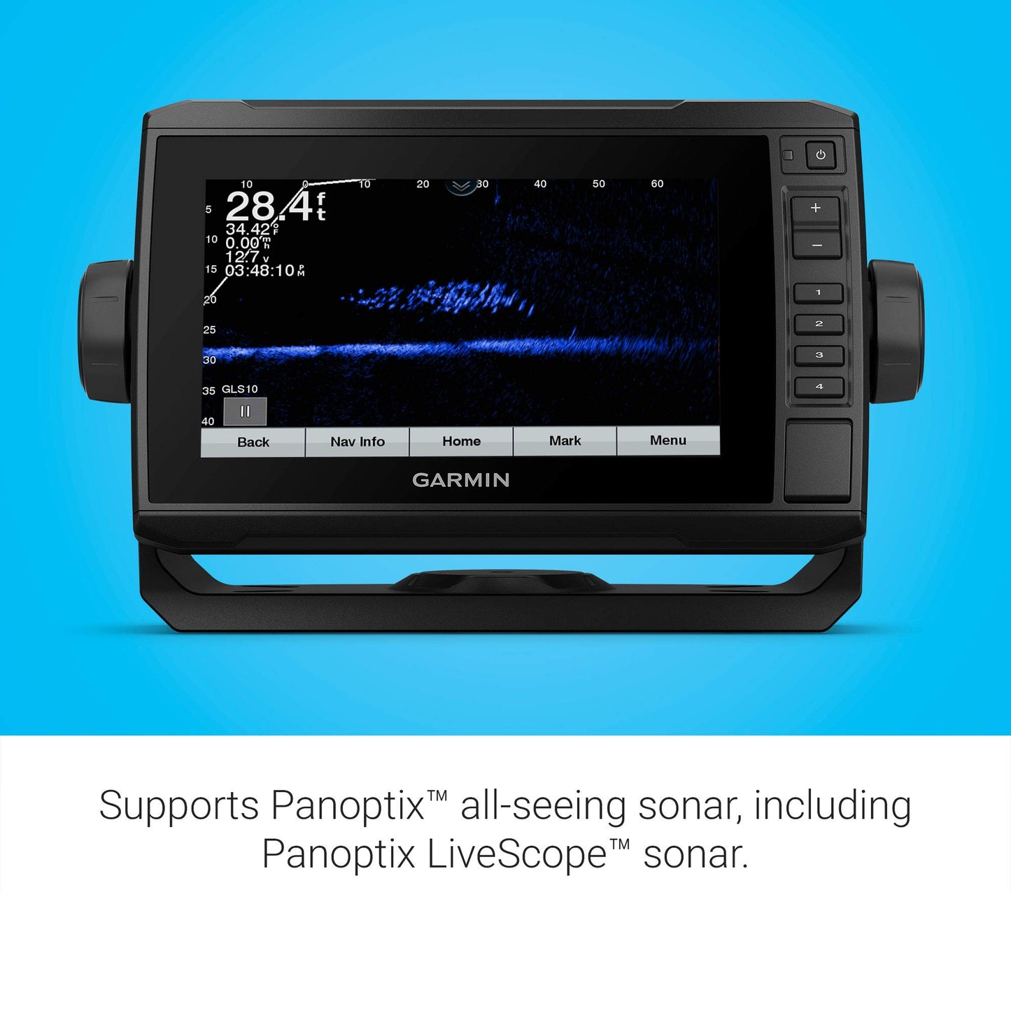 "Garmin ECHOMAP UHD 93sv with GT56UHD-TM Transducer, 9"" Keyed-Assist Touchscreen Chartplotter with U.S. LakeVü g3 and Added High-Def Scanning Sonar" (010-02523-01)