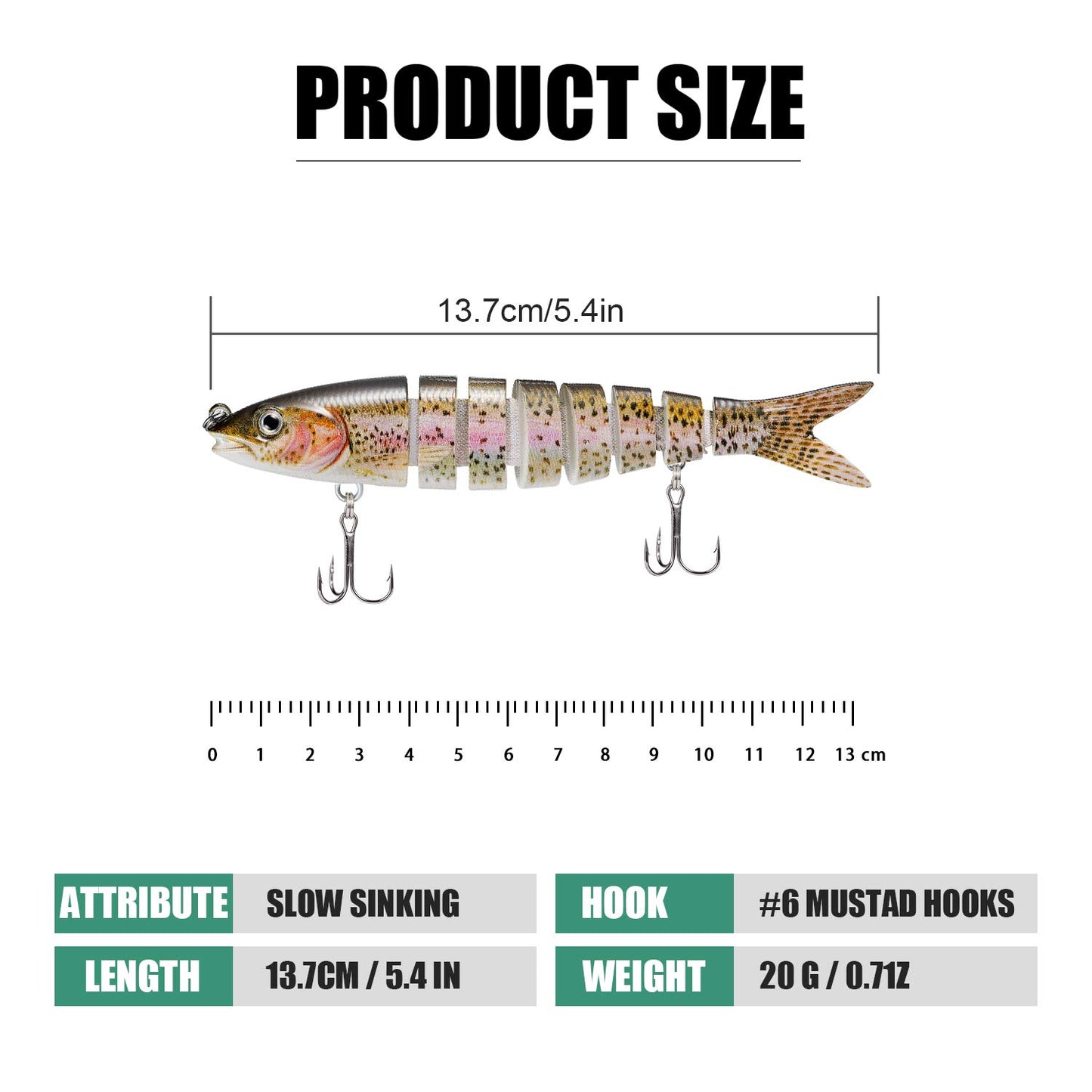 TRUSCEND Swimmax for Freshwater and Saltwater, Lifelike Fishing Lures for Bass Trout Crappie Walleye Pike Bluegill Salmon, Swimbait for Bass Fishing, Amazing Fishing Gear Gifts for Family Fishing